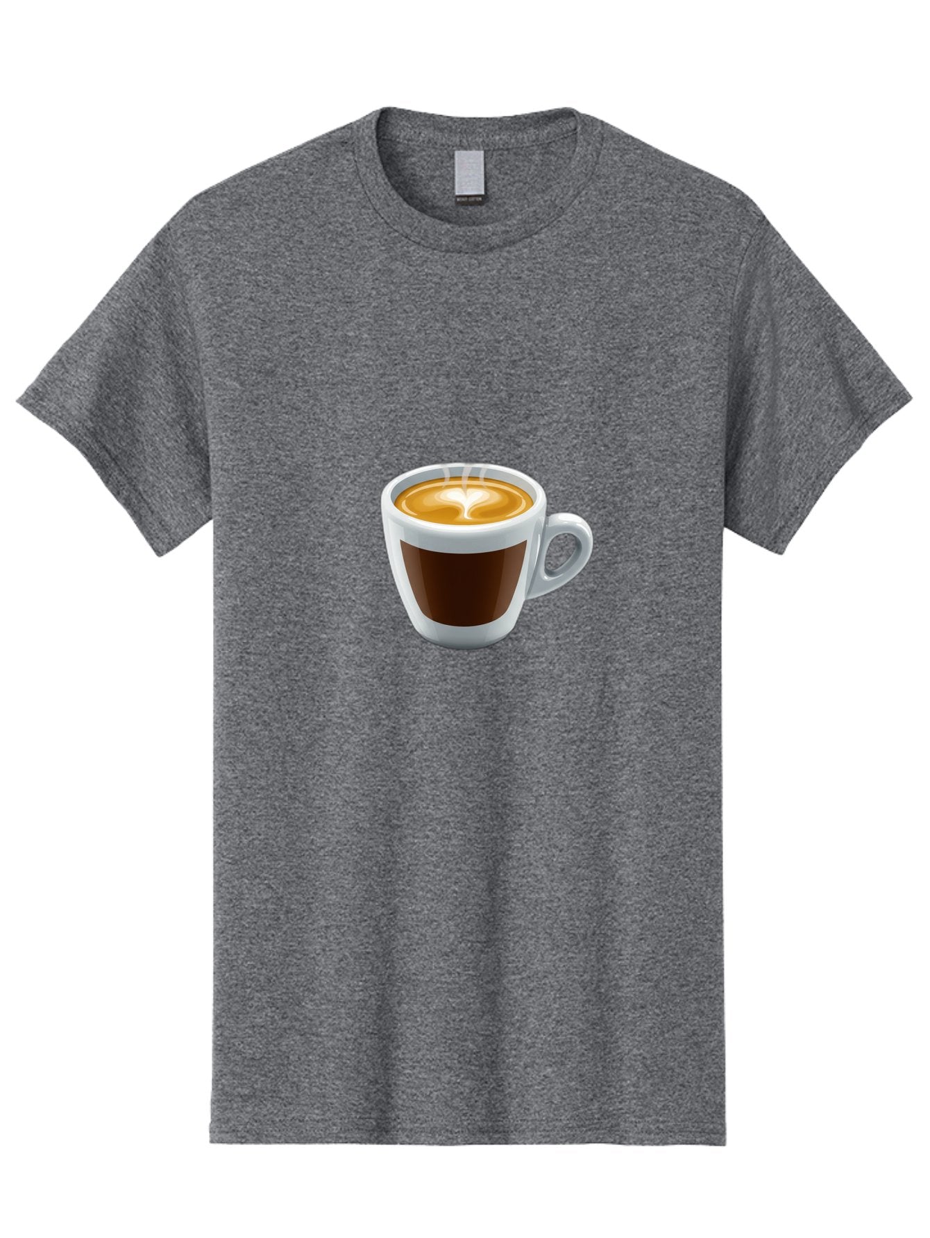 Cup-Of-Coffee-4 Men'S Graphic Tee, 100% Cotton, Comfortable Casual Summer Wear, Machine Washable, Coffee Cup, Espresso, Latte Art, Steaming Hot, Morning Coffee, Caffeine, Coffee Break Bab836 7