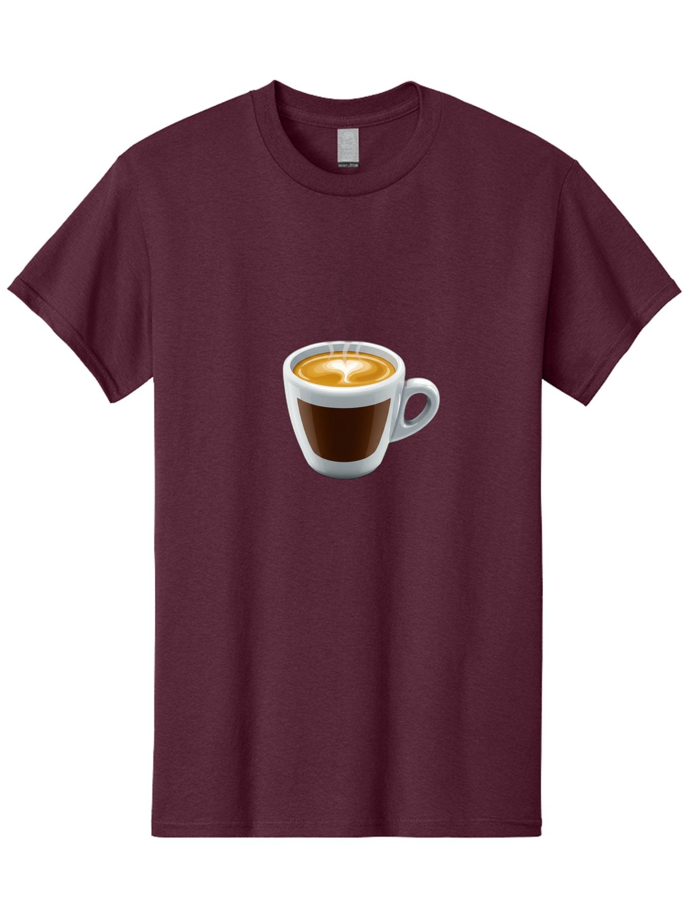 Cup-Of-Coffee-4 Men'S Graphic Tee, 100% Cotton, Comfortable Casual Summer Wear, Machine Washable, Coffee Cup, Espresso, Latte Art, Steaming Hot, Morning Coffee, Caffeine, Coffee Break Bab836 10