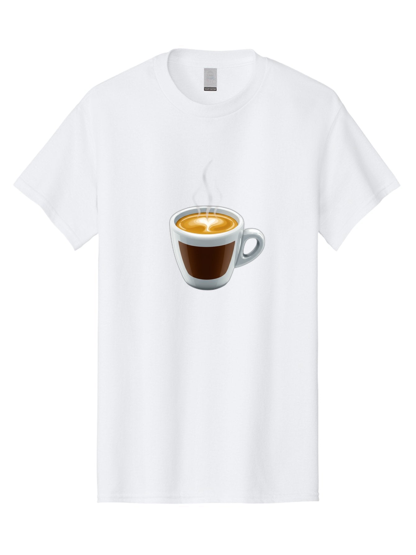 Cup-Of-Coffee-4 Men'S Graphic Tee, 100% Cotton, Comfortable Casual Summer Wear, Machine Washable, Coffee Cup, Espresso, Latte Art, Steaming Hot, Morning Coffee, Caffeine, Coffee Break Bab836 6