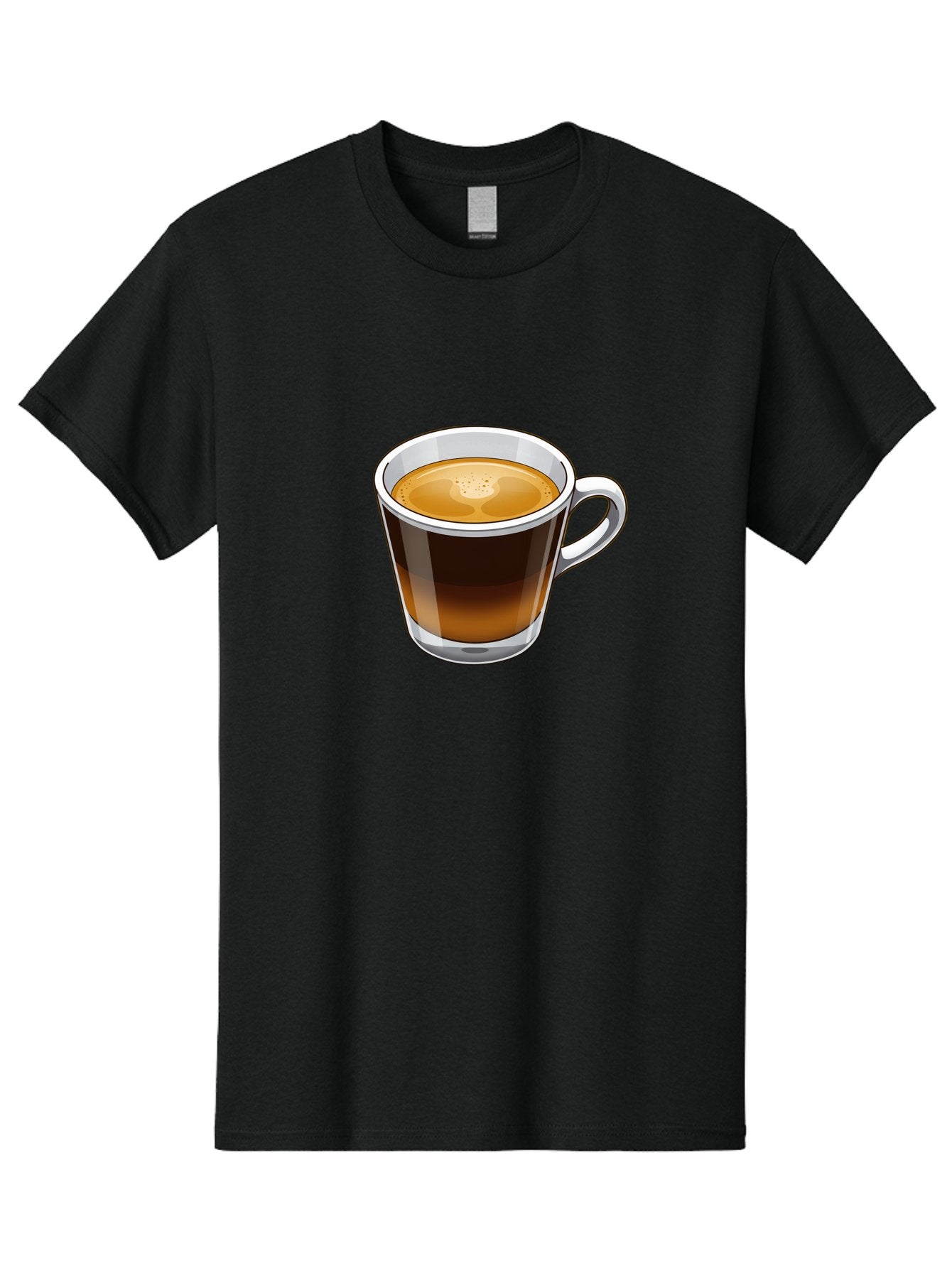 Cup-Of-Coffee-5 Men'S Graphic Tee, 100% Cotton, Comfortable Casual Summer Wear, Machine Washable, Coffee In A Mug, Espresso Cup, Coffee Beverage, Morning Coffee, Caffeine Drink, Hot Beverage, Coffee Culture Bab837