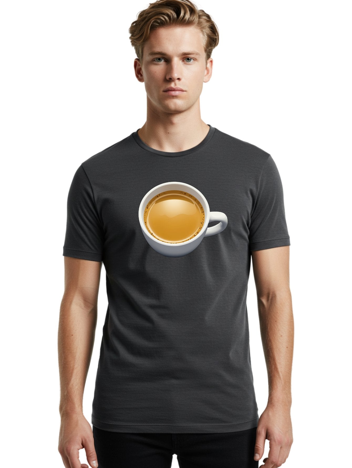 Cup-Of-Coffee-7 Men'S Graphic Tee, 100% Cotton, Comfortable Casual Summer Wear, Machine Washable, Coffee Cup, Morning Coffee, Coffee Time, Morning Routine, Caffeine Boost, Warm Beverage, Tea Or Coffee Bab839 28