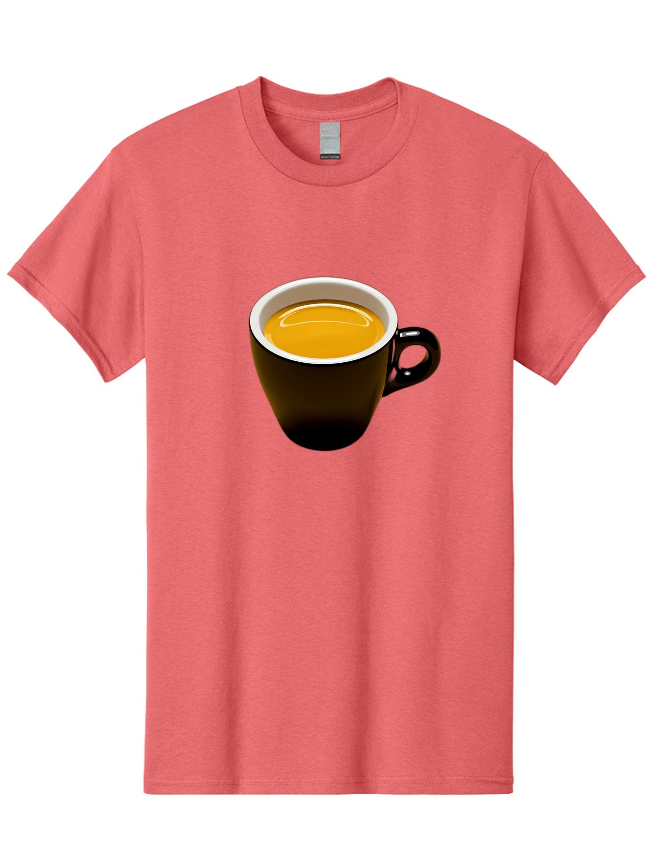 Cup-Of-Tea Men'S Graphic Tee, 100% Cotton, Comfortable Casual Summer Wear, Machine Washable, Black Tea Cup, Yellow Tea, Coffee Mug, Morning Beverage, Relaxing Drink, Cozy Atmosphere, Tea Time, Warm Beverage, Soothing Tea Bab841 10