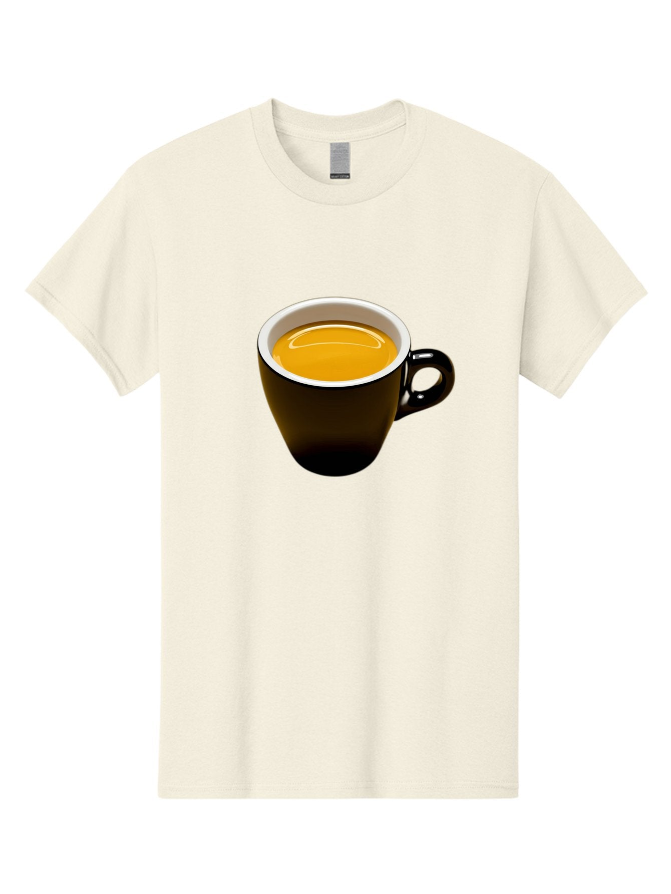 Cup-Of-Tea Men'S Graphic Tee, 100% Cotton, Comfortable Casual Summer Wear, Machine Washable, Black Tea Cup, Yellow Tea, Coffee Mug, Morning Beverage, Relaxing Drink, Cozy Atmosphere, Tea Time, Warm Beverage, Soothing Tea Bab841 8