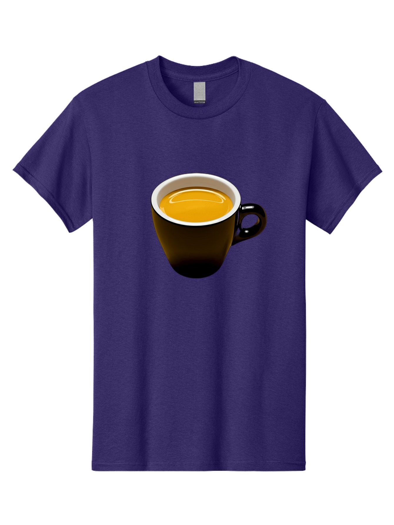 Cup-Of-Tea Men'S Graphic Tee, 100% Cotton, Comfortable Casual Summer Wear, Machine Washable, Black Tea Cup, Yellow Tea, Coffee Mug, Morning Beverage, Relaxing Drink, Cozy Atmosphere, Tea Time, Warm Beverage, Soothing Tea Bab841 14