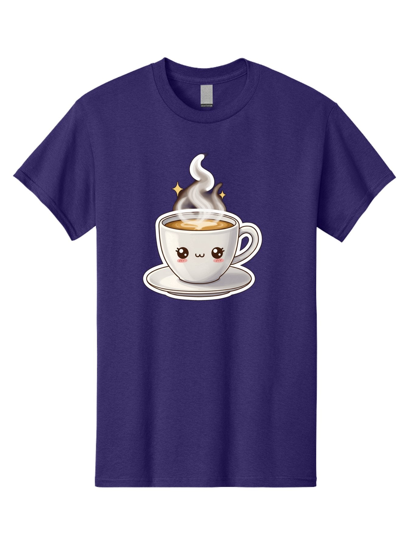 Cute-Coffee-Cup Men'S Graphic Tee, 100% Cotton, Comfortable Casual Summer Wear, Machine Washable, Cute Coffee Cup, Coffee, Coffee Break, Cartoon Character, Steaming Hot Beverage, Kawaii, Morning Pick-Me-Up, Coffee Lover, Happy Face, Espresso Bab846 9