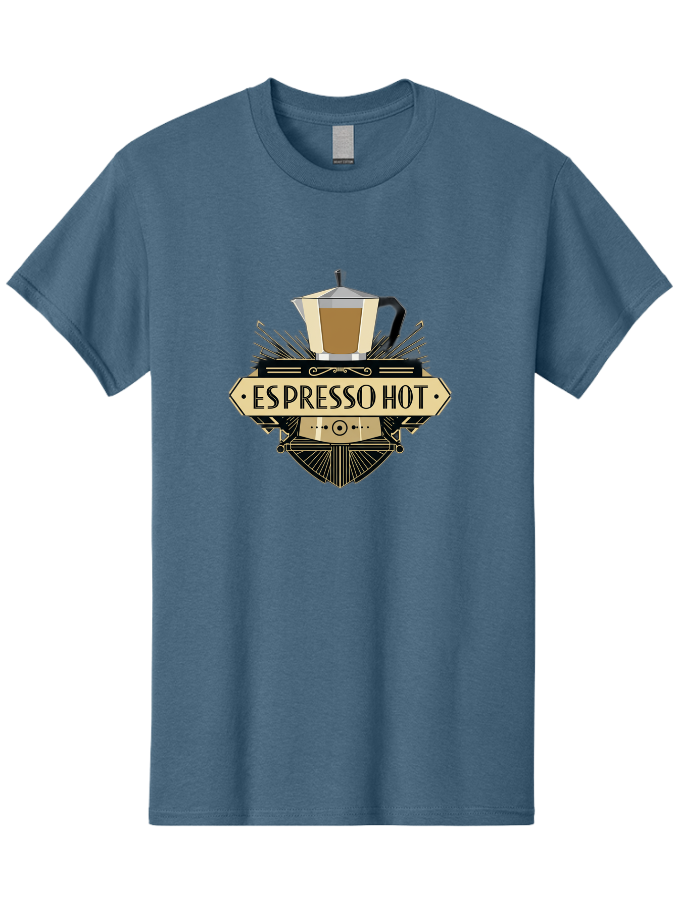 Espresso-Hot Men'S Graphic Tee, 100% Cotton, Comfortable Casual Summer Wear, Machine Washable, Coffee Shop Logo, Espresso Machine, Hot Coffee, Coffee Culture, Cafe Branding, Coffee Art, Coffee Design, Espresso Love, Coffee Signs, Bab889 11
