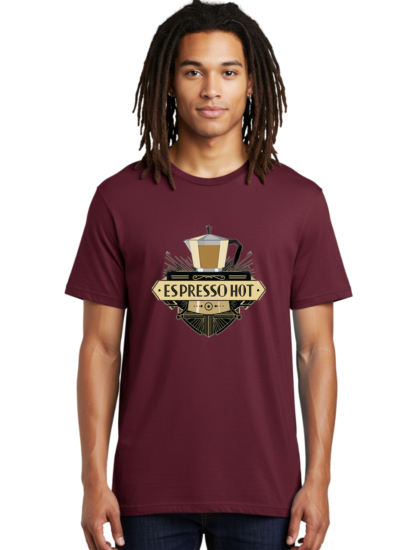 Espresso-Hot Men'S Graphic Tee, 100% Cotton, Comfortable Casual Summer Wear, Machine Washable, Coffee Shop Logo, Espresso Machine, Hot Coffee, Coffee Culture, Cafe Branding, Coffee Art, Coffee Design, Espresso Love, Coffee Signs, Bab889 28
