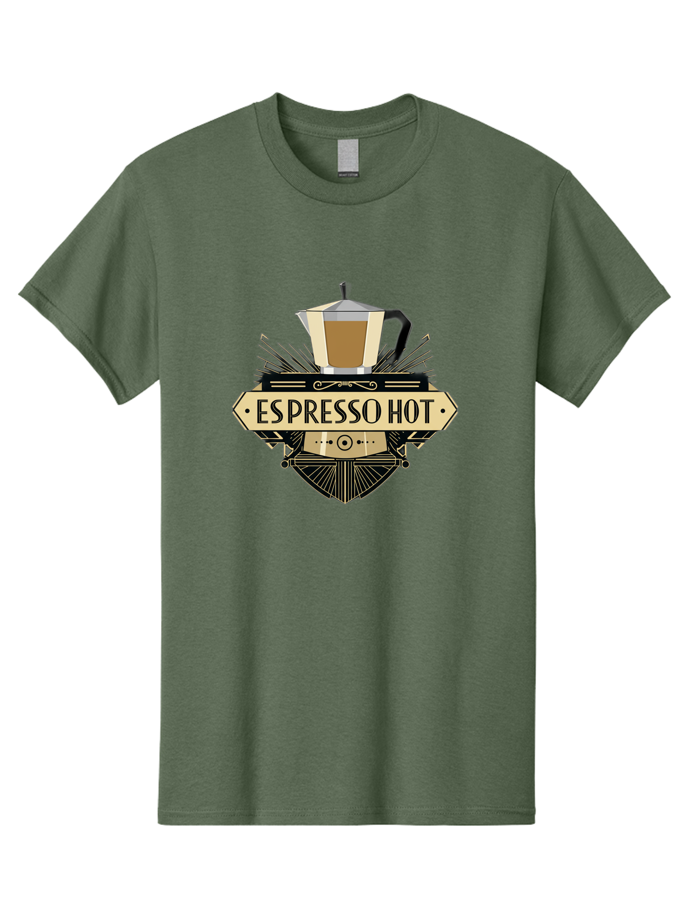 Espresso-Hot Men'S Graphic Tee, 100% Cotton, Comfortable Casual Summer Wear, Machine Washable, Coffee Shop Logo, Espresso Machine, Hot Coffee, Coffee Culture, Cafe Branding, Coffee Art, Coffee Design, Espresso Love, Coffee Signs, Bab889 15
