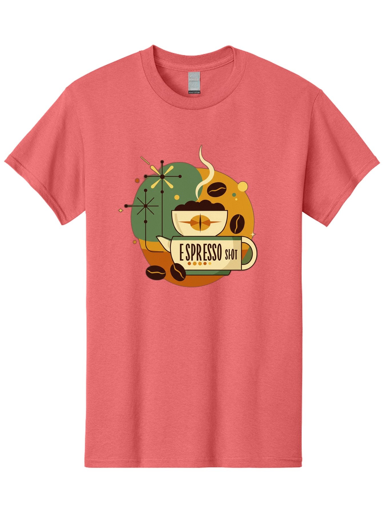 Espresso-Shot-1 Men'S Graphic Tee, 100% Cotton, Comfortable Casual Summer Wear, Machine Washable, Espresso Cup, Coffee Beans, Steaming Hot, Morning Coffee, Caffeine Boost, Coffee Break, Coffee Culture, Coffee Art, Coffee Design Bab891 12