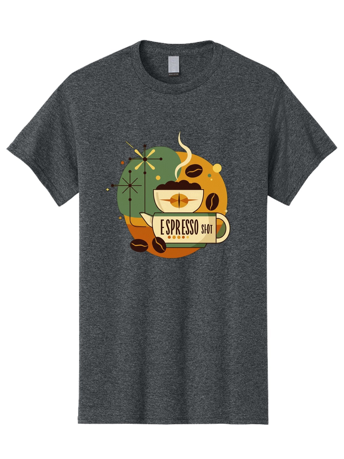 Espresso-Shot-1 Men'S Graphic Tee, 100% Cotton, Comfortable Casual Summer Wear, Machine Washable, Espresso Cup, Coffee Beans, Steaming Hot, Morning Coffee, Caffeine Boost, Coffee Break, Coffee Culture, Coffee Art, Coffee Design Bab891 10