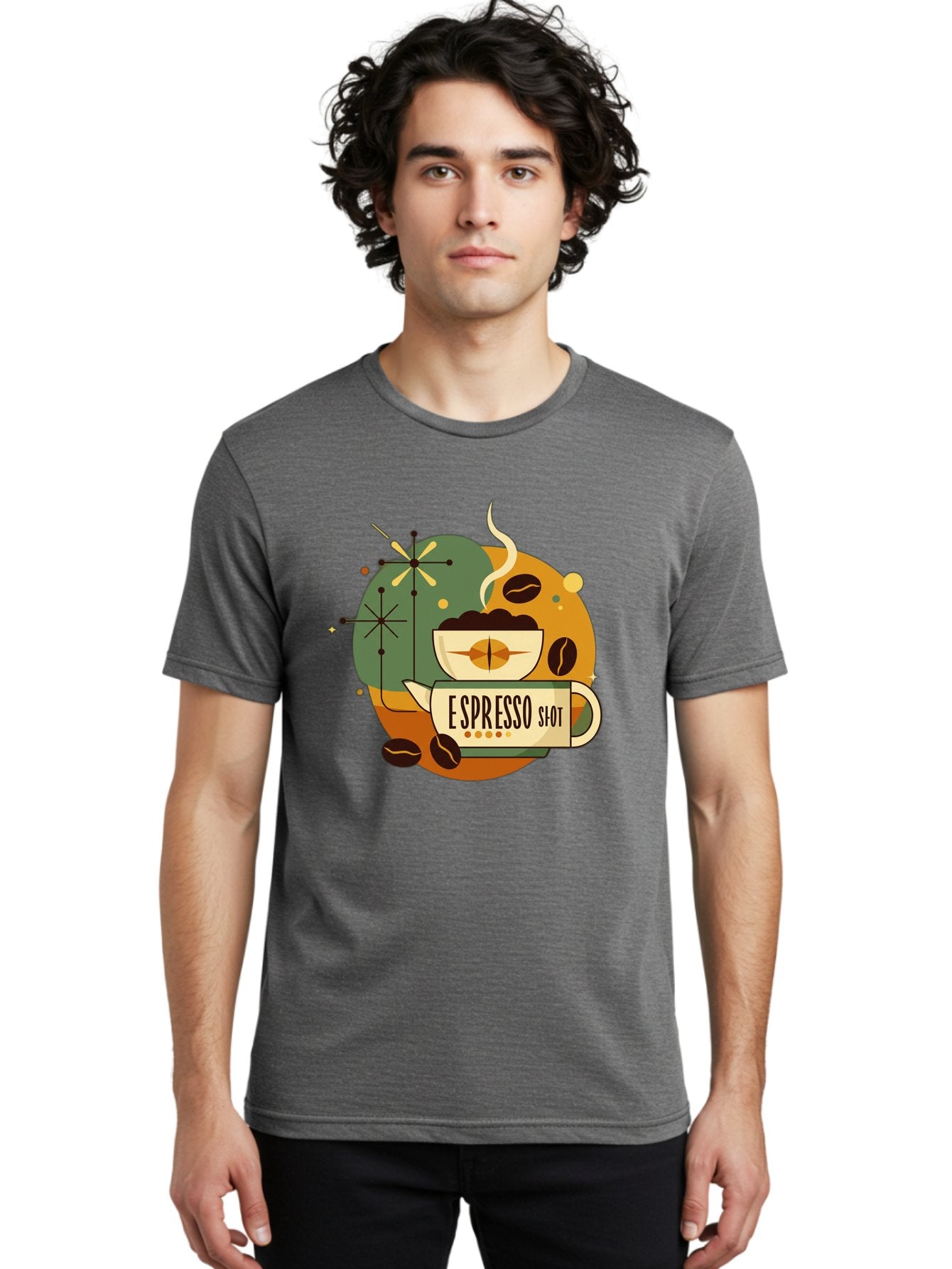 Espresso-Shot-1 Men'S Graphic Tee, 100% Cotton, Comfortable Casual Summer Wear, Machine Washable, Espresso Cup, Coffee Beans, Steaming Hot, Morning Coffee, Caffeine Boost, Coffee Break, Coffee Culture, Coffee Art, Coffee Design Bab891 22