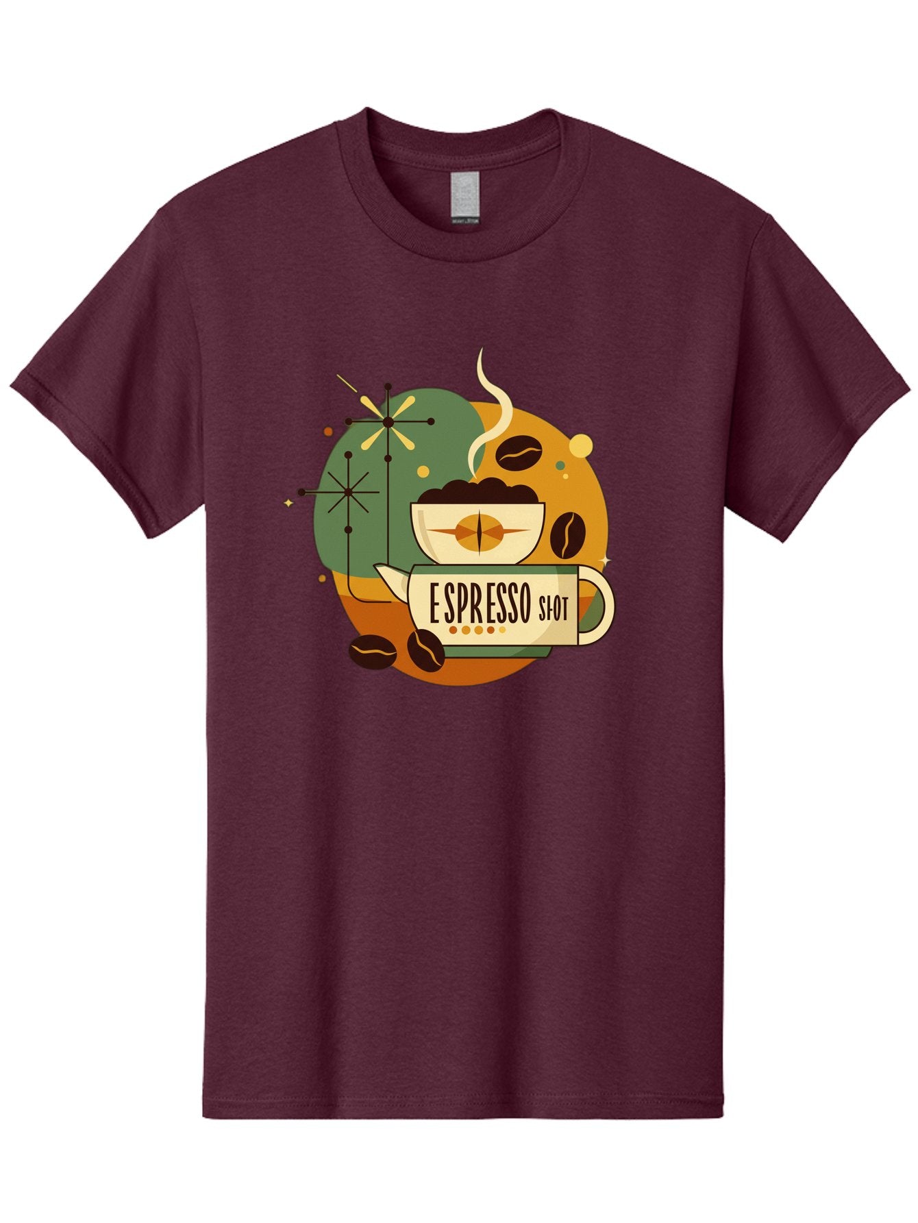 Espresso-Shot-1 Men'S Graphic Tee, 100% Cotton, Comfortable Casual Summer Wear, Machine Washable, Espresso Cup, Coffee Beans, Steaming Hot, Morning Coffee, Caffeine Boost, Coffee Break, Coffee Culture, Coffee Art, Coffee Design Bab891 11