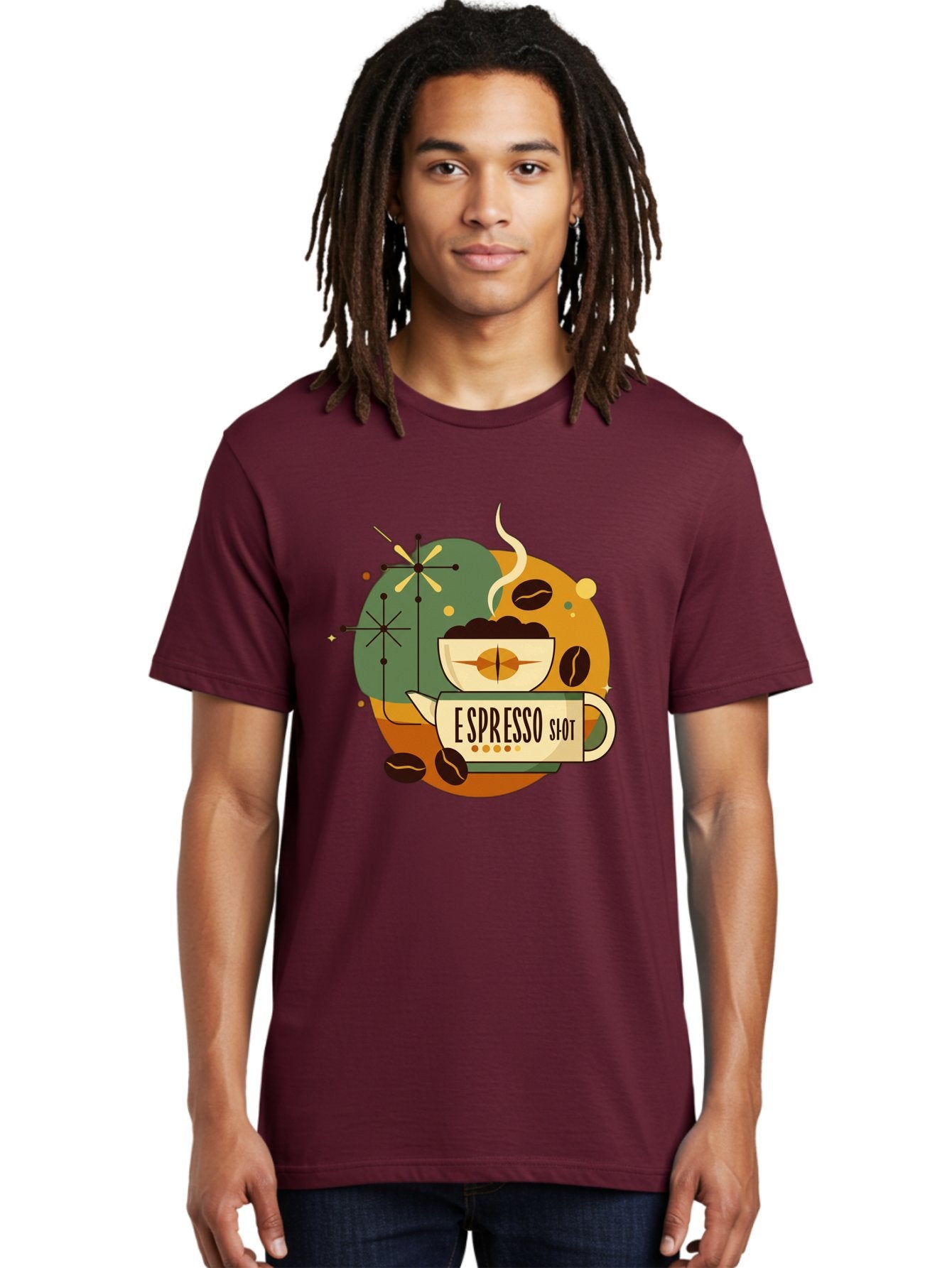 Espresso-Shot-1 Men'S Graphic Tee, 100% Cotton, Comfortable Casual Summer Wear, Machine Washable, Espresso Cup, Coffee Beans, Steaming Hot, Morning Coffee, Caffeine Boost, Coffee Break, Coffee Culture, Coffee Art, Coffee Design Bab891 27