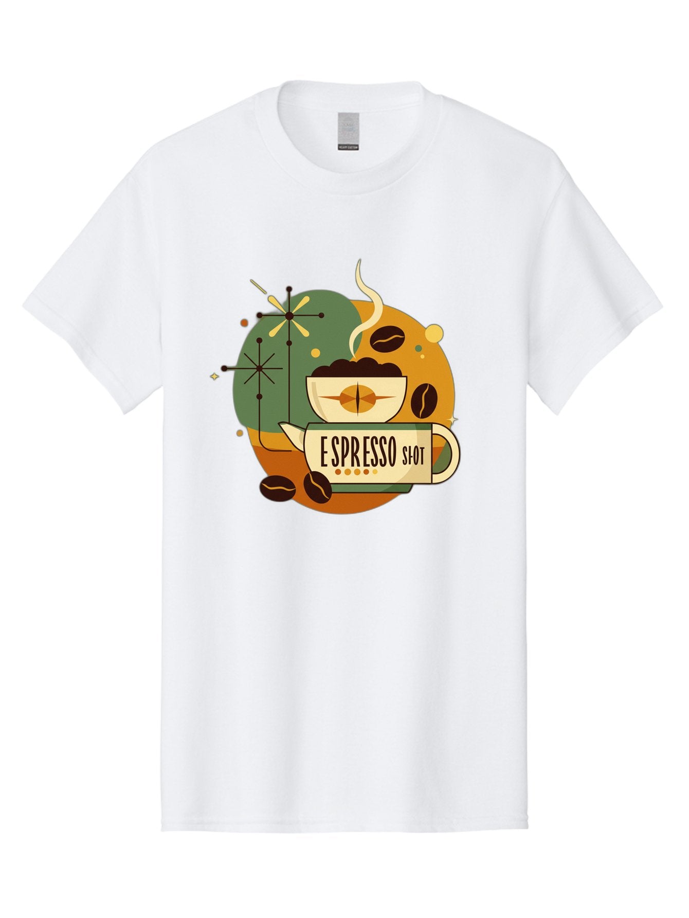 Espresso-Shot-1 Men'S Graphic Tee, 100% Cotton, Comfortable Casual Summer Wear, Machine Washable, Espresso Cup, Coffee Beans, Steaming Hot, Morning Coffee, Caffeine Boost, Coffee Break, Coffee Culture, Coffee Art, Coffee Design Bab891 13