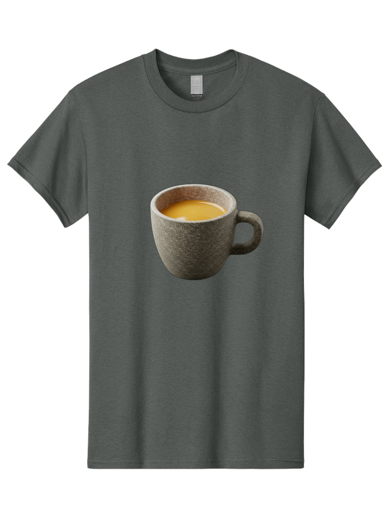 Grey-Coffee-Mug Men'S Graphic Tee, 100% Cotton, Comfortable Casual Summer Wear, Machine Washable, Coffee Cup, Gray Mug, Coffee Drink, Morning Coffee, Coffee Time, Beverage, Hot Drink, Cozy Moment Bac008 15