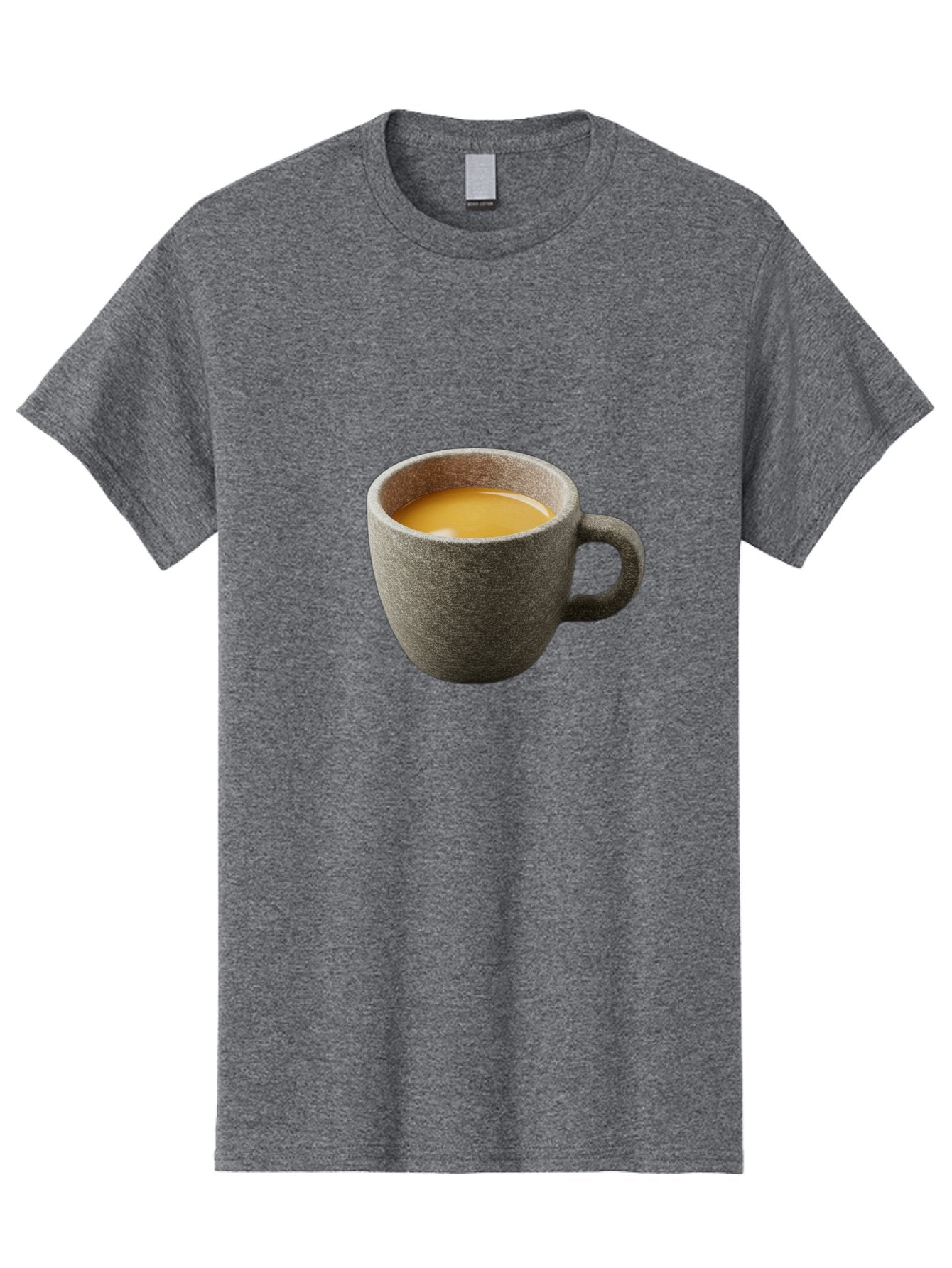 Grey-Coffee-Mug Men'S Graphic Tee, 100% Cotton, Comfortable Casual Summer Wear, Machine Washable, Coffee Cup, Gray Mug, Coffee Drink, Morning Coffee, Coffee Time, Beverage, Hot Drink, Cozy Moment Bac008 7