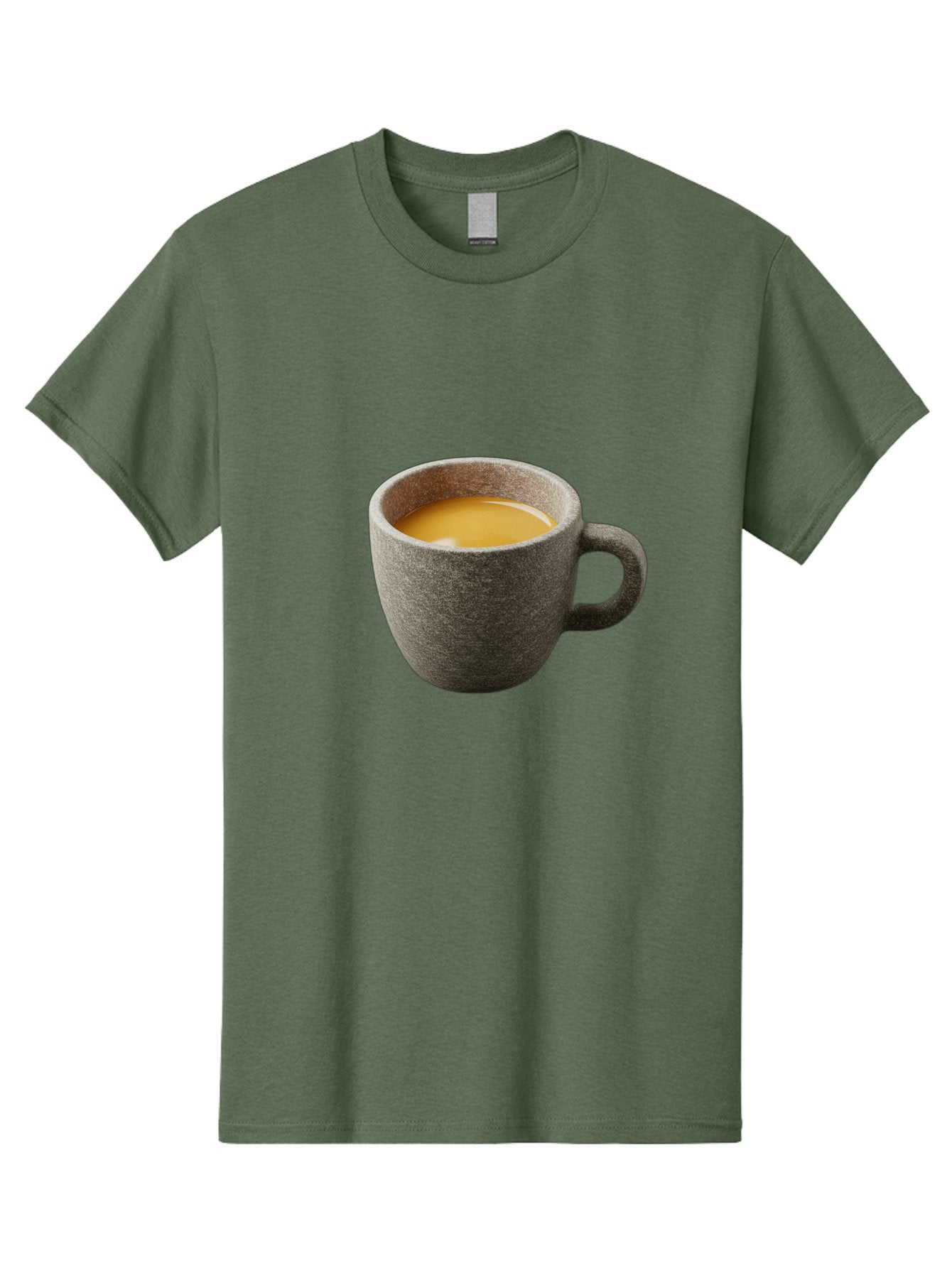 Grey-Coffee-Mug Men'S Graphic Tee, 100% Cotton, Comfortable Casual Summer Wear, Machine Washable, Coffee Cup, Gray Mug, Coffee Drink, Morning Coffee, Coffee Time, Beverage, Hot Drink, Cozy Moment Bac008 3