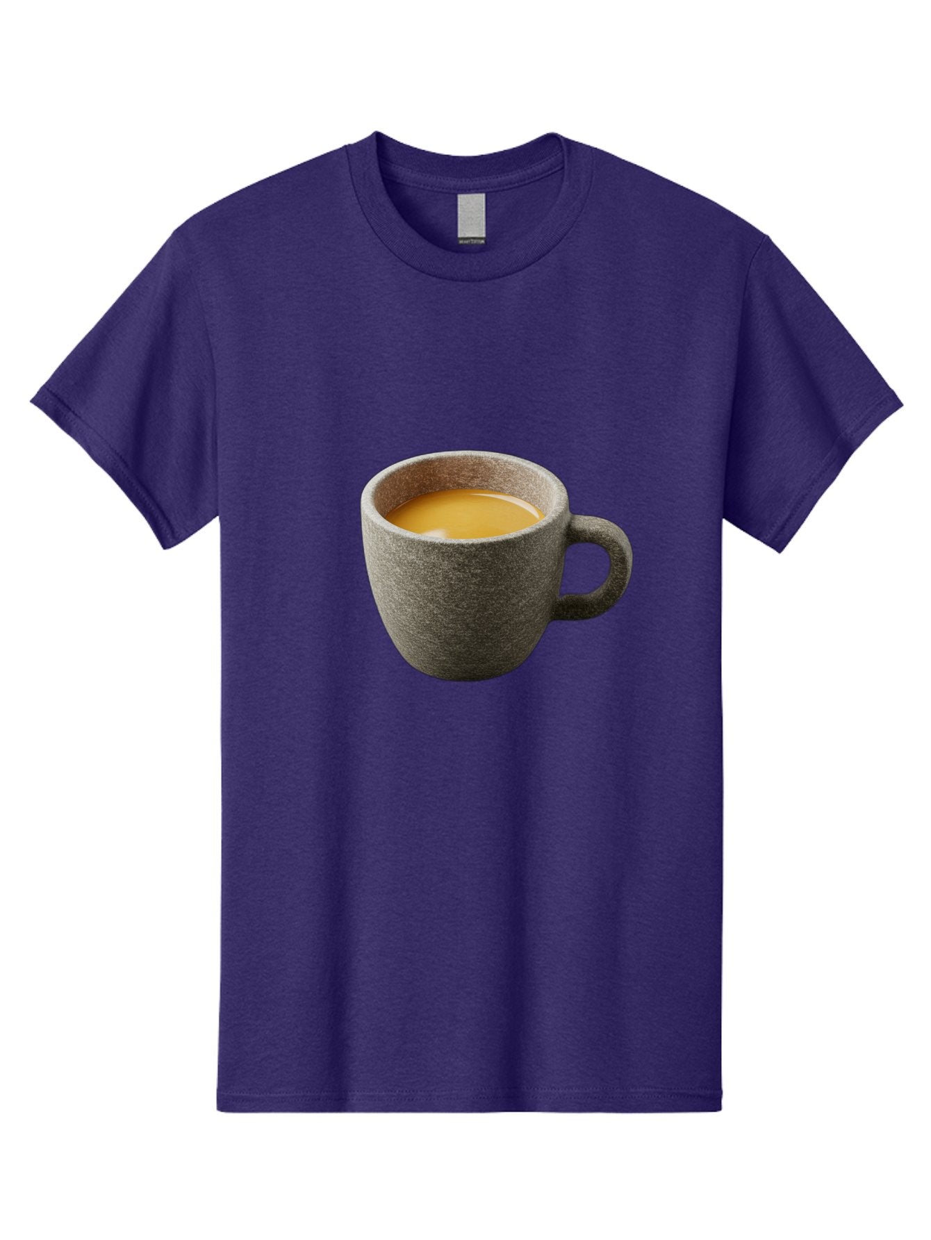 Grey-Coffee-Mug Men'S Graphic Tee, 100% Cotton, Comfortable Casual Summer Wear, Machine Washable, Coffee Cup, Gray Mug, Coffee Drink, Morning Coffee, Coffee Time, Beverage, Hot Drink, Cozy Moment Bac008 8