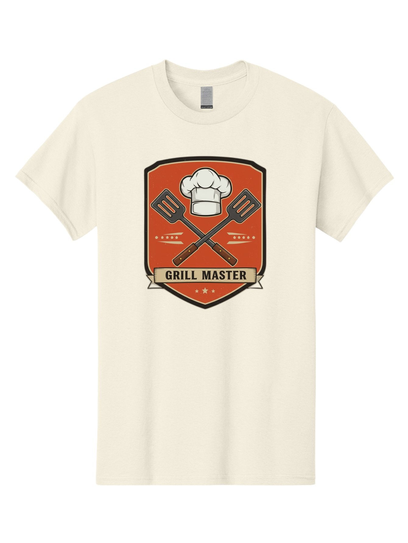 Grill-Master Men'S Graphic Tee, 100% Cotton, Comfortable Casual Summer Wear, Machine Washable, Grill Master Logo, Chef Hat, Barbecue Utensils, Grilling Tools, Culinary Expertise, Cooking Mastery, Grill Mastery, Chef Logo Bac012 13
