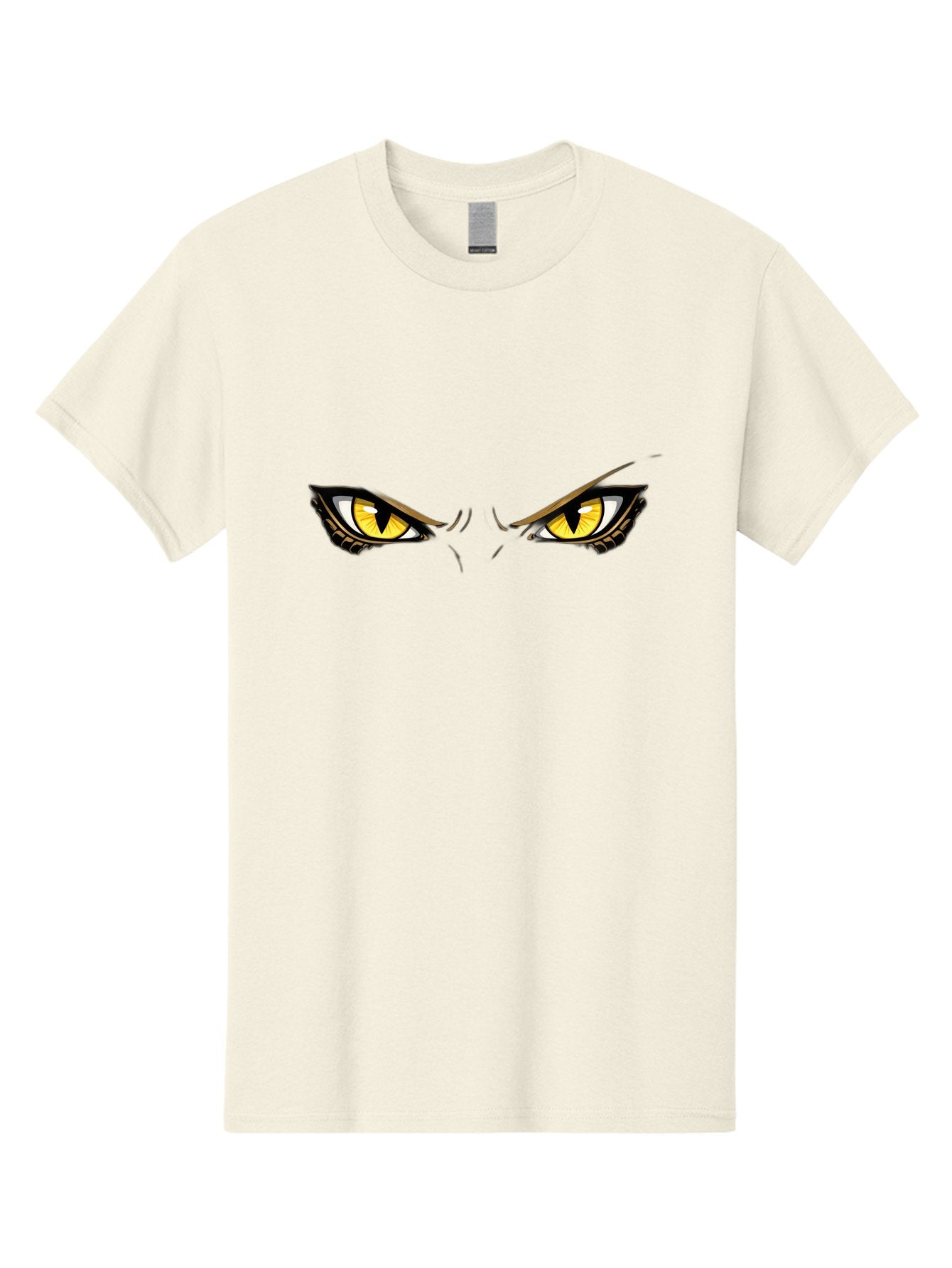 Grinch-Eyes Men'S Graphic Tee, 100% Cotton, Comfortable Casual Summer Wear, Machine Washable, Menacing Eyes, Anime Style, Yellow Eyes, Black Pupils, Aggressive Stare, Intense Gaze, Sharp Eyebrows, Cartoon Illustration, Angry Expression Bac017 8