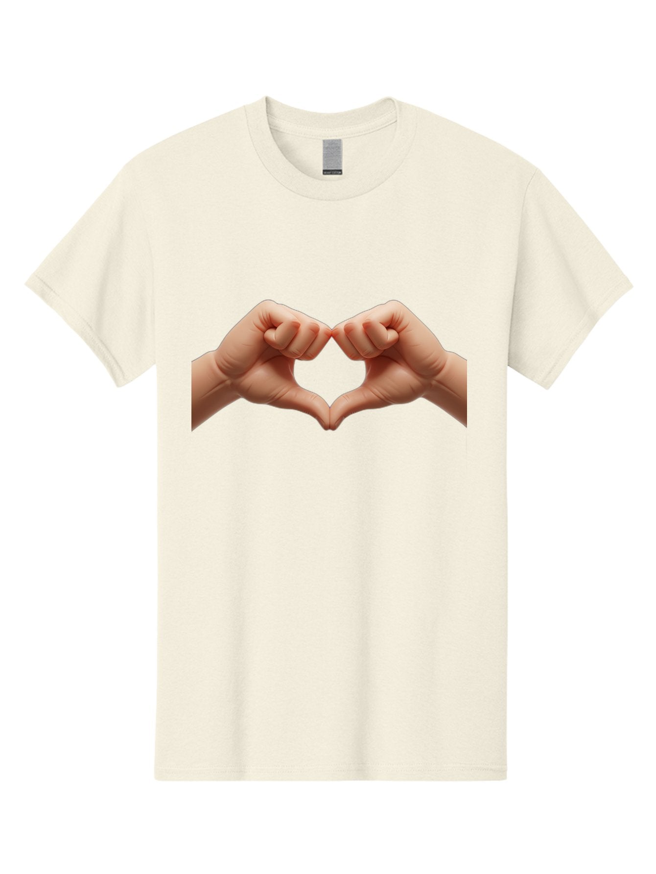 Hands-Forming-Heart-3 Men'S Graphic Tee, 100% Cotton, Comfortable Casual Summer Wear, Machine Washable, Hands Forming Heart Shape, Heart Gesture, Love Symbol, Hand Sign, Affectionate Gesture, Heart Hands, Love Sign Bac024 13