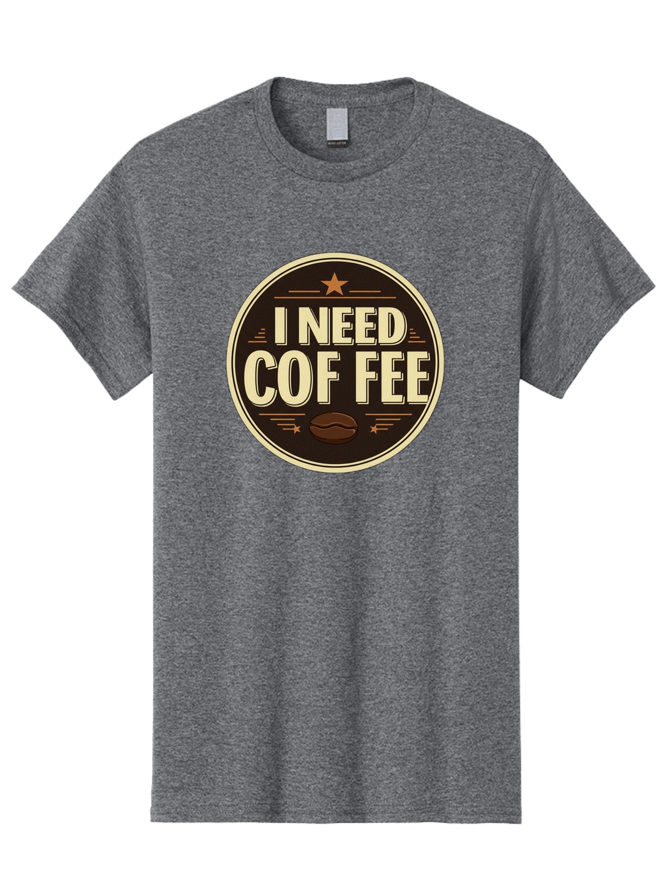 I-Need-Coffee-1 Men'S Graphic Tee, 100% Cotton, Comfortable Casual Summer Wear, Machine Washable, Coffee Lover, Coffee Break, Coffee Addiction, Coffee Quote, Coffee Humor, Coffee Needed, Coffee Craving Bac058 11