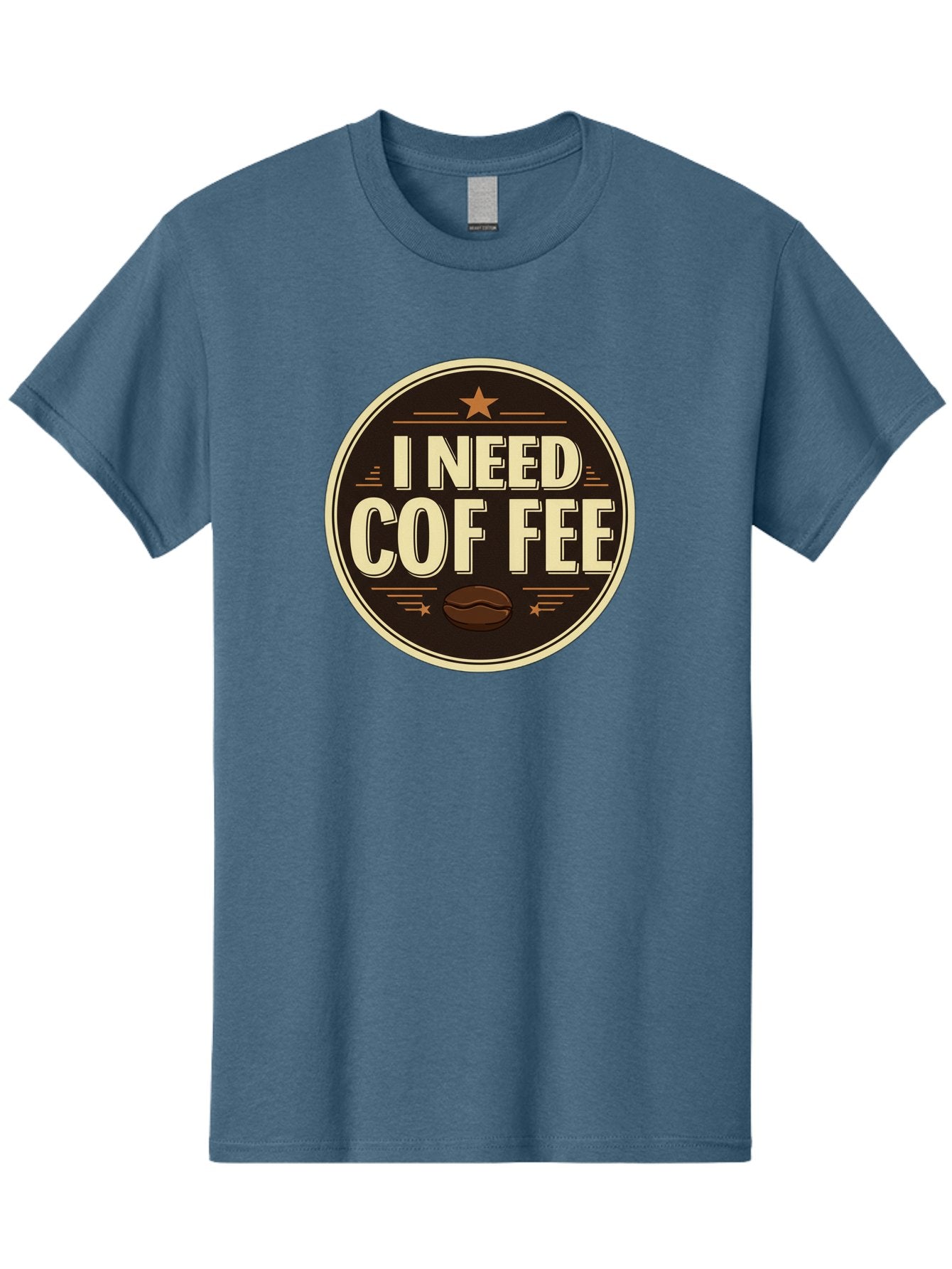 I-Need-Coffee-1 Men'S Graphic Tee, 100% Cotton, Comfortable Casual Summer Wear, Machine Washable, Coffee Lover, Coffee Break, Coffee Addiction, Coffee Quote, Coffee Humor, Coffee Needed, Coffee Craving Bac058 14