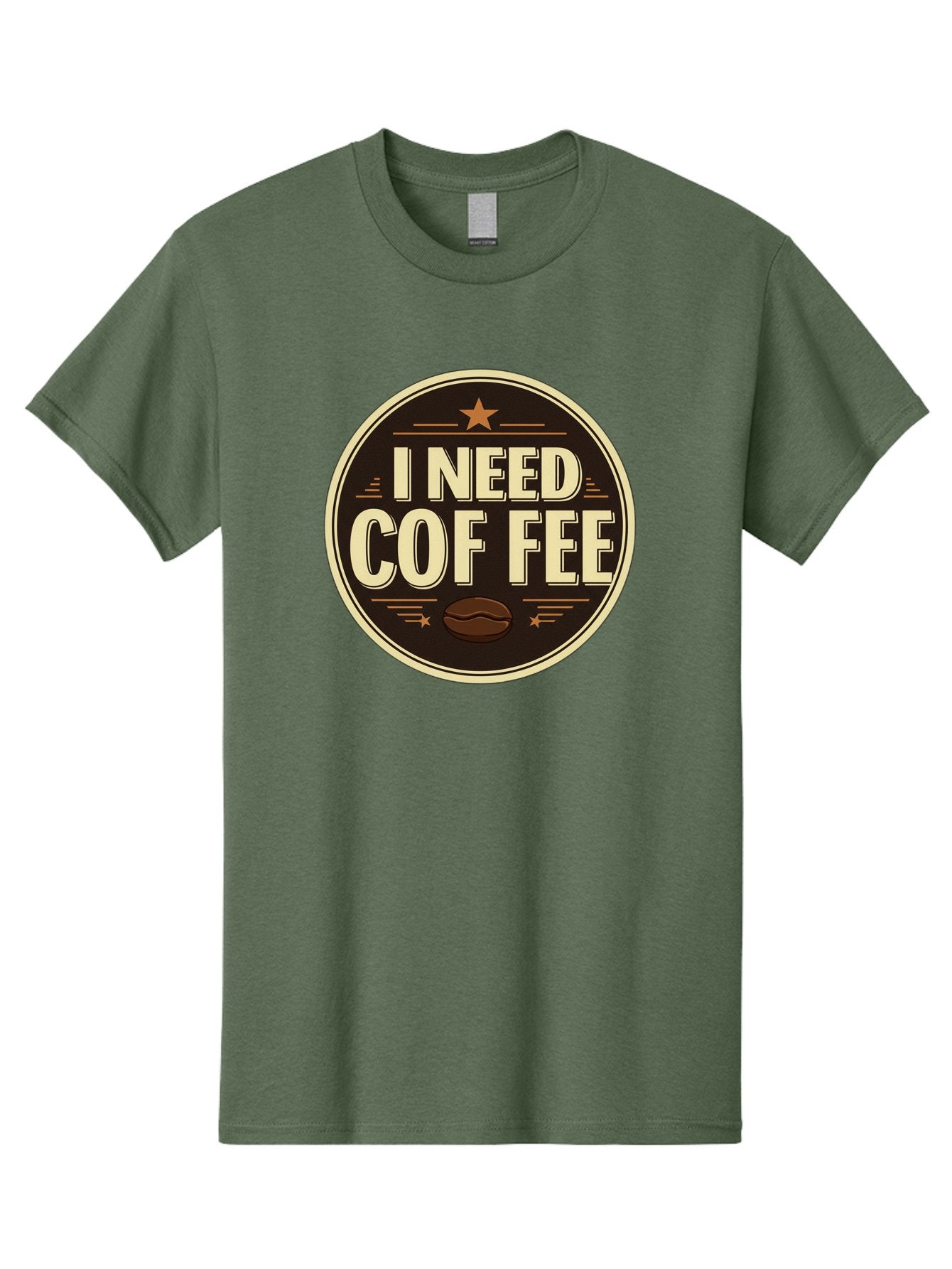 I-Need-Coffee-1 Men'S Graphic Tee, 100% Cotton, Comfortable Casual Summer Wear, Machine Washable, Coffee Lover, Coffee Break, Coffee Addiction, Coffee Quote, Coffee Humor, Coffee Needed, Coffee Craving Bac058 15
