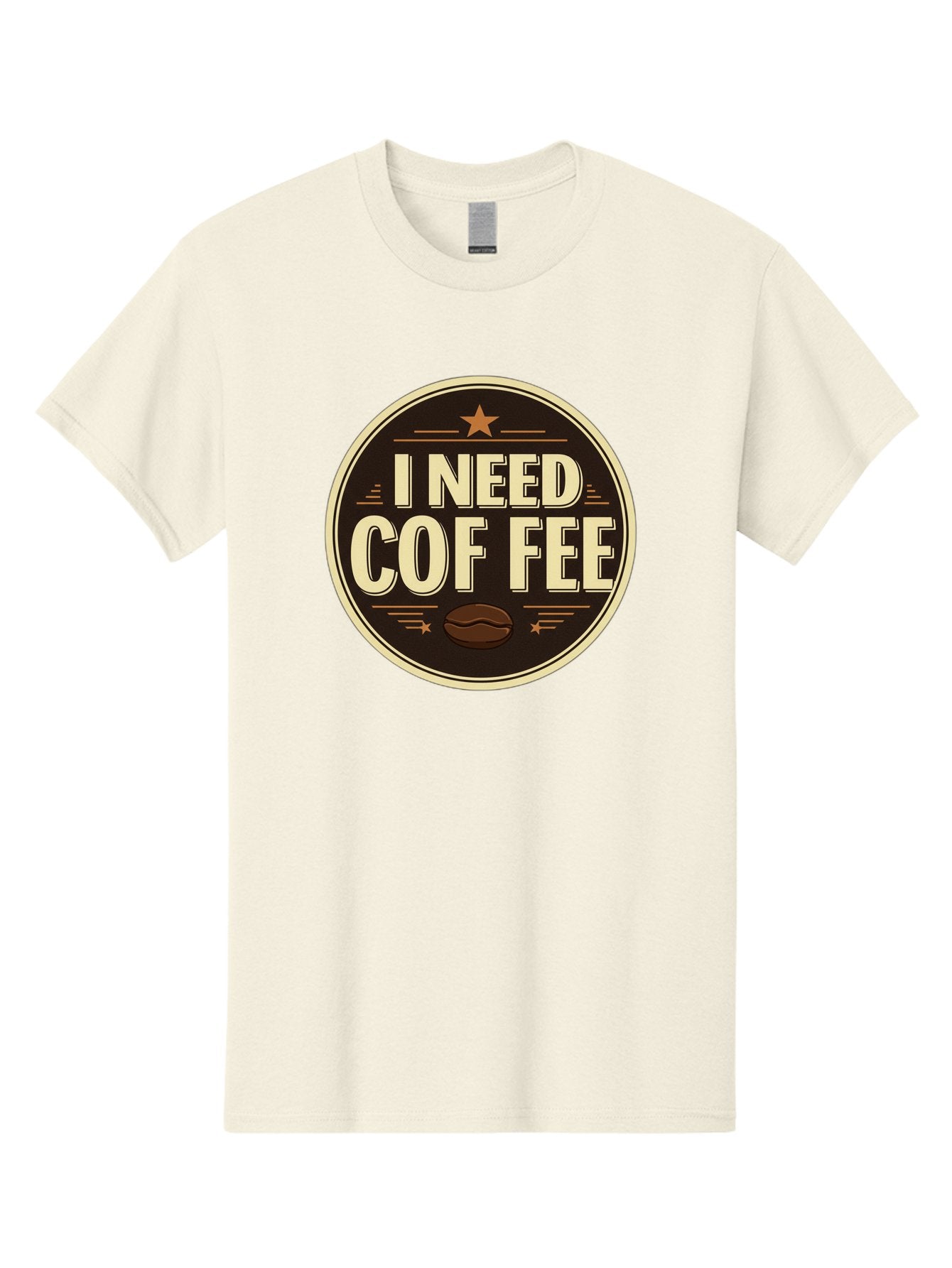 I-Need-Coffee-1 Men'S Graphic Tee, 100% Cotton, Comfortable Casual Summer Wear, Machine Washable, Coffee Lover, Coffee Break, Coffee Addiction, Coffee Quote, Coffee Humor, Coffee Needed, Coffee Craving Bac058 7