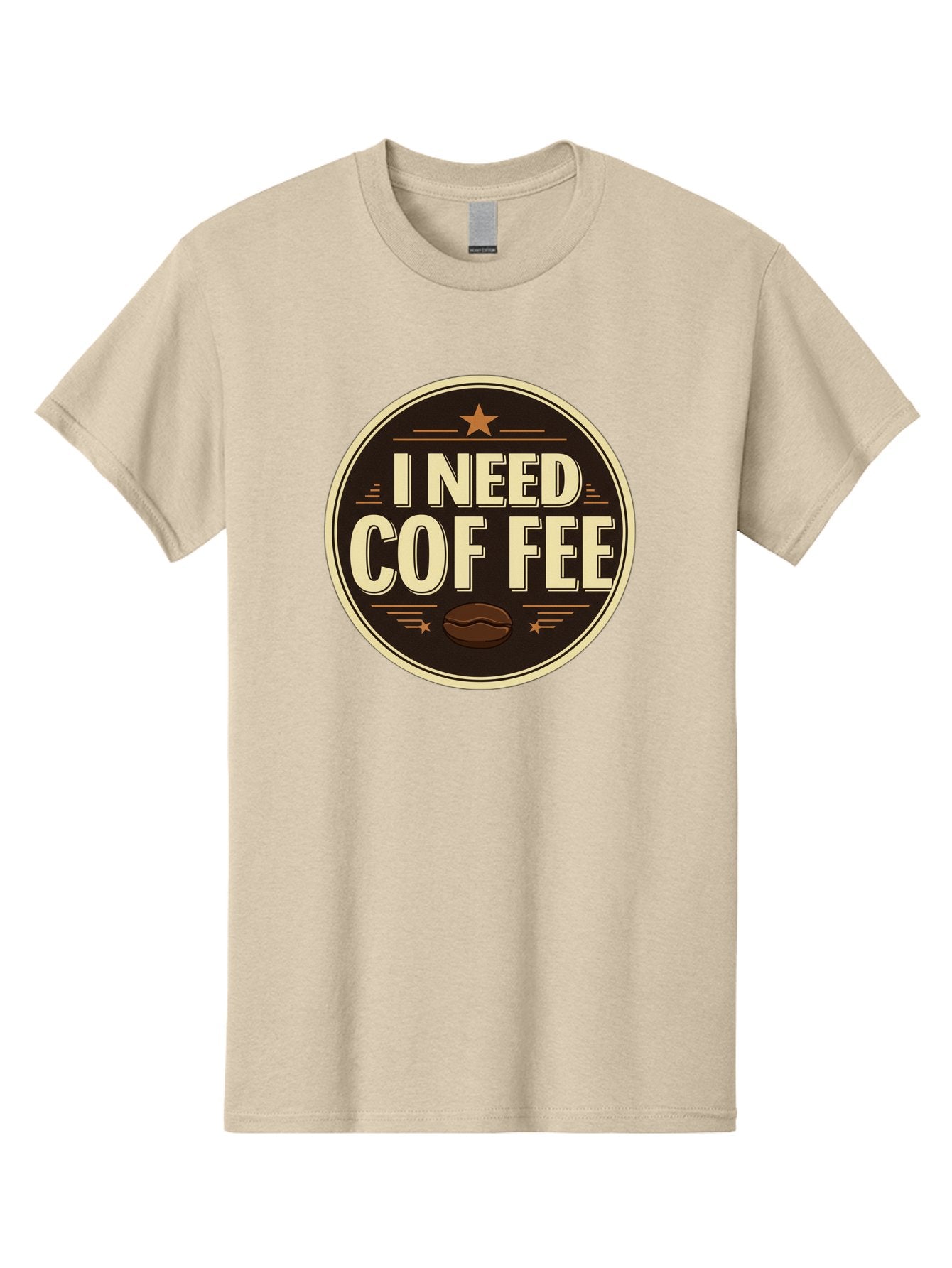I-Need-Coffee-1 Men'S Graphic Tee, 100% Cotton, Comfortable Casual Summer Wear, Machine Washable, Coffee Lover, Coffee Break, Coffee Addiction, Coffee Quote, Coffee Humor, Coffee Needed, Coffee Craving Bac058 10