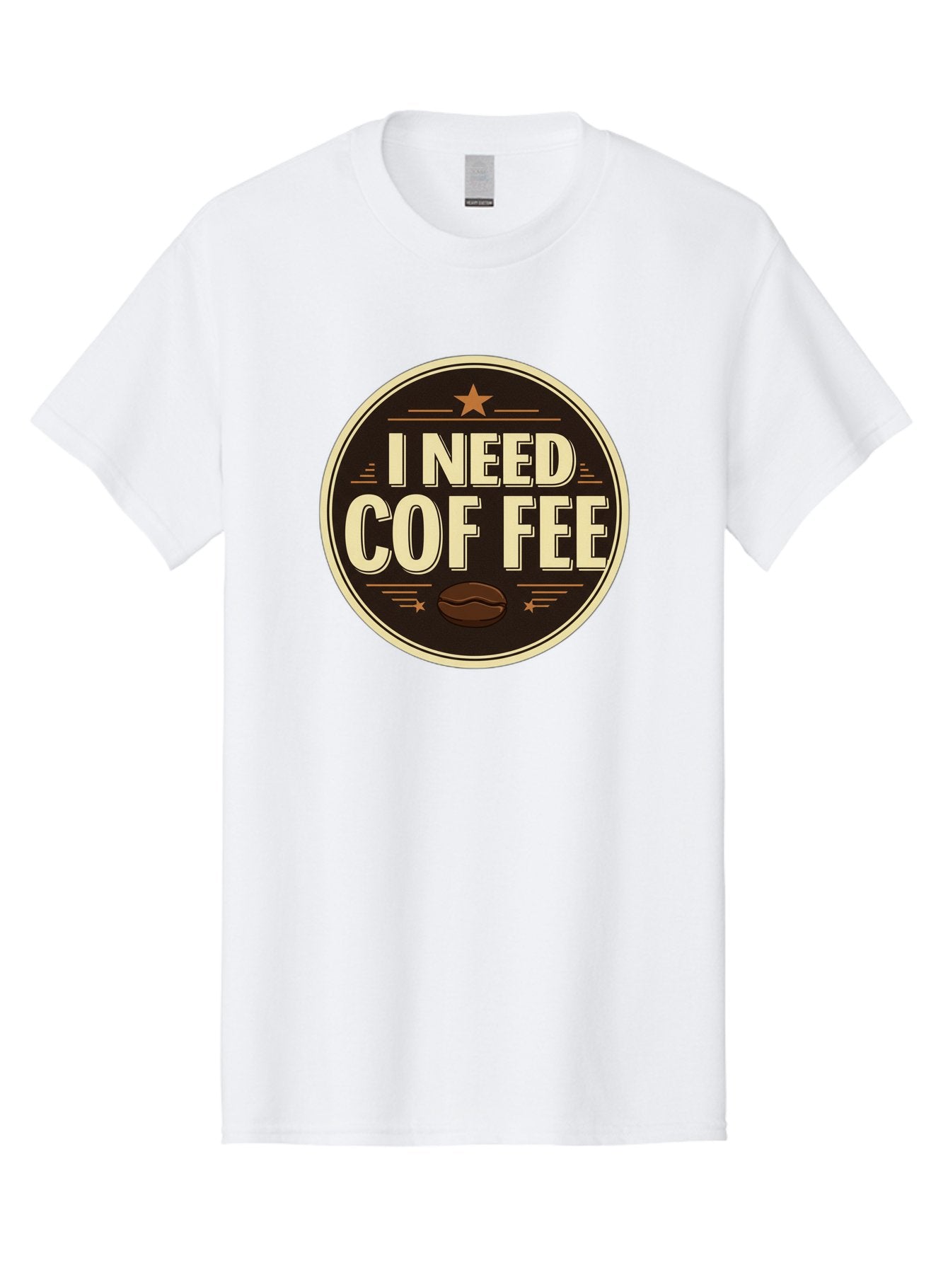 I-Need-Coffee-1 Men'S Graphic Tee, 100% Cotton, Comfortable Casual Summer Wear, Machine Washable, Coffee Lover, Coffee Break, Coffee Addiction, Coffee Quote, Coffee Humor, Coffee Needed, Coffee Craving Bac058 8