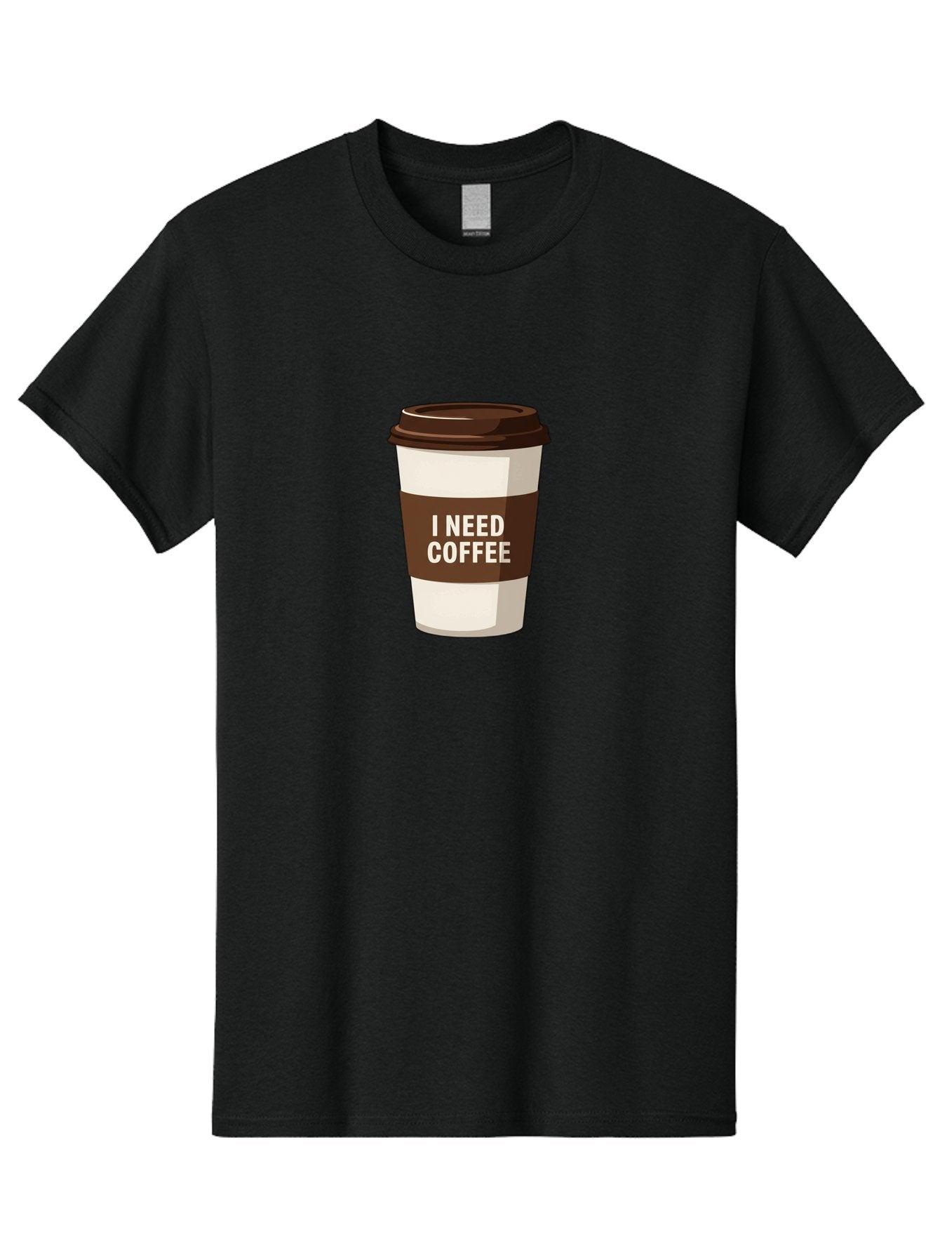 I-Need-Coffee-10 Men'S Graphic Tee, 100% Cotton, Comfortable Casual Summer Wear, Machine Washable, Coffee Cup, Disposable Coffee Cup, Coffee To Go, Morning Coffee, Caffeine Fix, Coffee Break, Coffee Love, Coffee Addiction Bac059 12