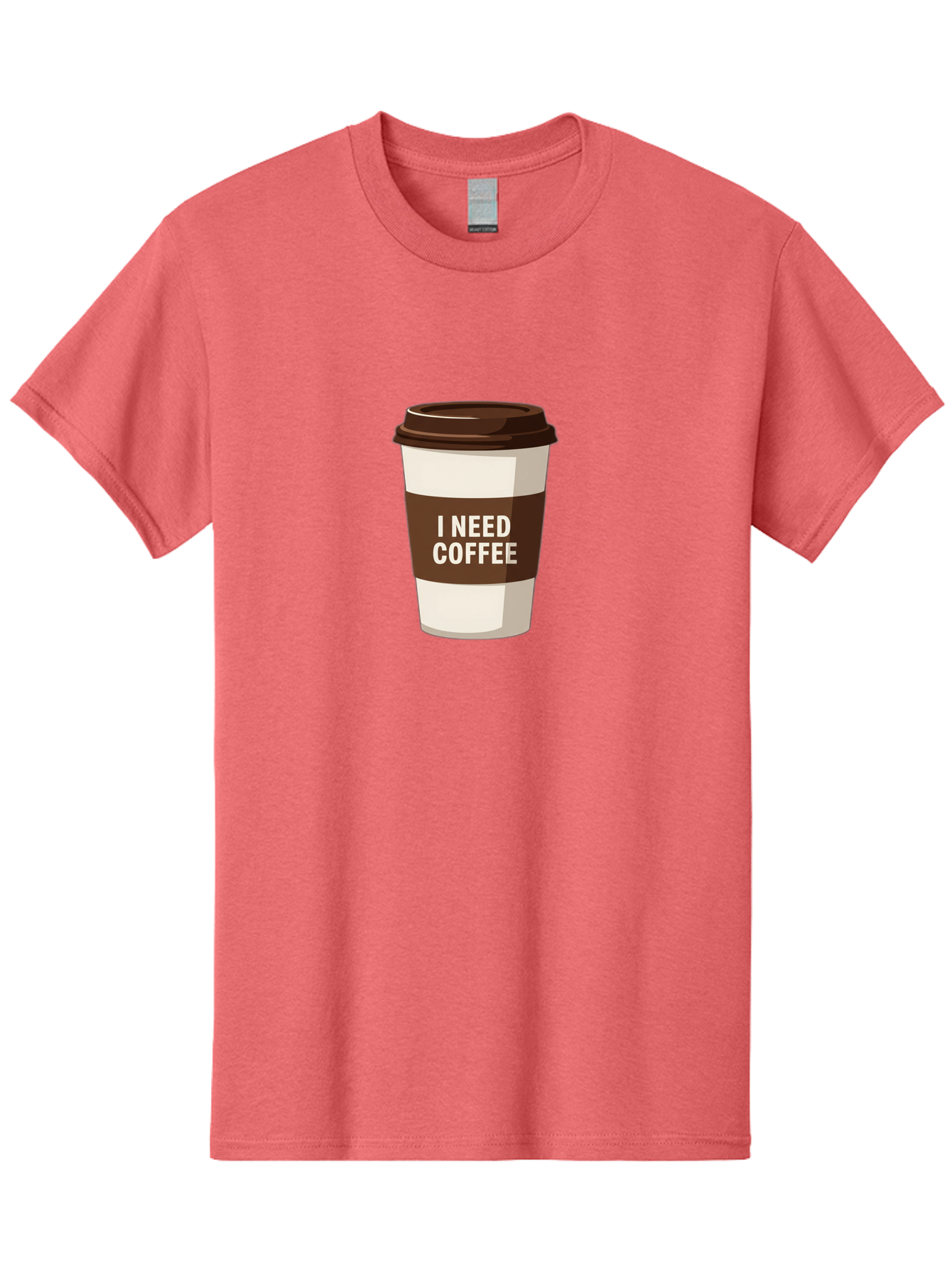 I-Need-Coffee-10 Men'S Graphic Tee, 100% Cotton, Comfortable Casual Summer Wear, Machine Washable, Coffee Cup, Disposable Coffee Cup, Coffee To Go, Morning Coffee, Caffeine Fix, Coffee Break, Coffee Love, Coffee Addiction Bac059 11