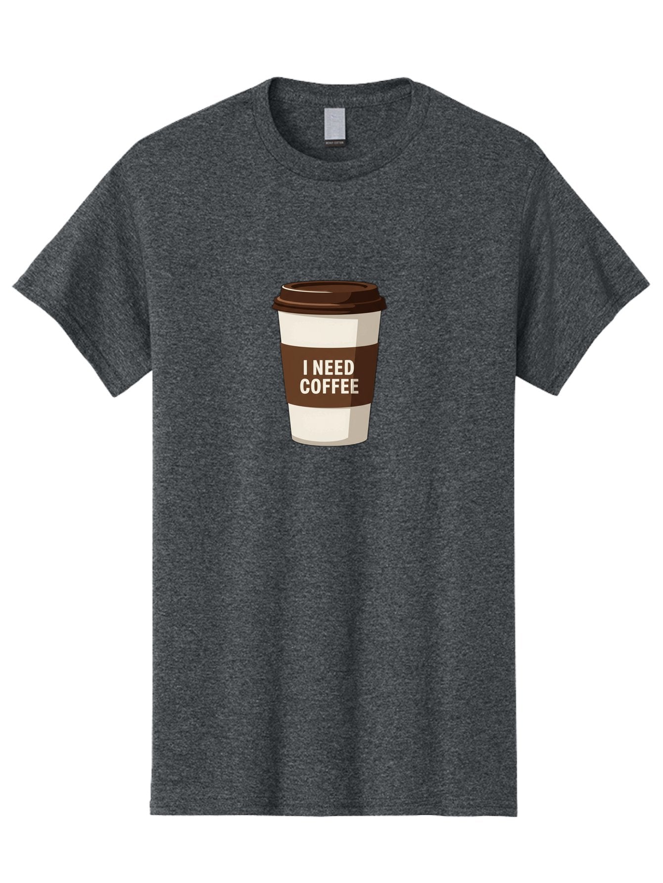 I-Need-Coffee-10 Men'S Graphic Tee, 100% Cotton, Comfortable Casual Summer Wear, Machine Washable, Coffee Cup, Disposable Coffee Cup, Coffee To Go, Morning Coffee, Caffeine Fix, Coffee Break, Coffee Love, Coffee Addiction Bac059 14