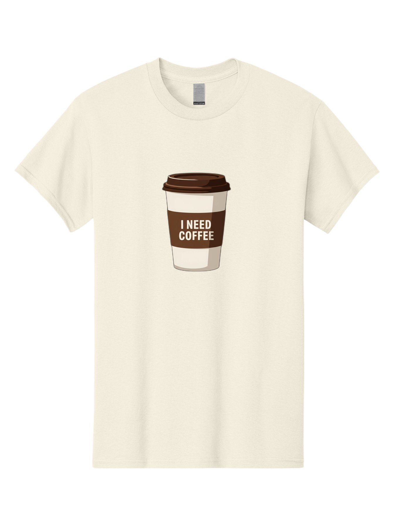 I-Need-Coffee-10 Men'S Graphic Tee, 100% Cotton, Comfortable Casual Summer Wear, Machine Washable, Coffee Cup, Disposable Coffee Cup, Coffee To Go, Morning Coffee, Caffeine Fix, Coffee Break, Coffee Love, Coffee Addiction Bac059 9