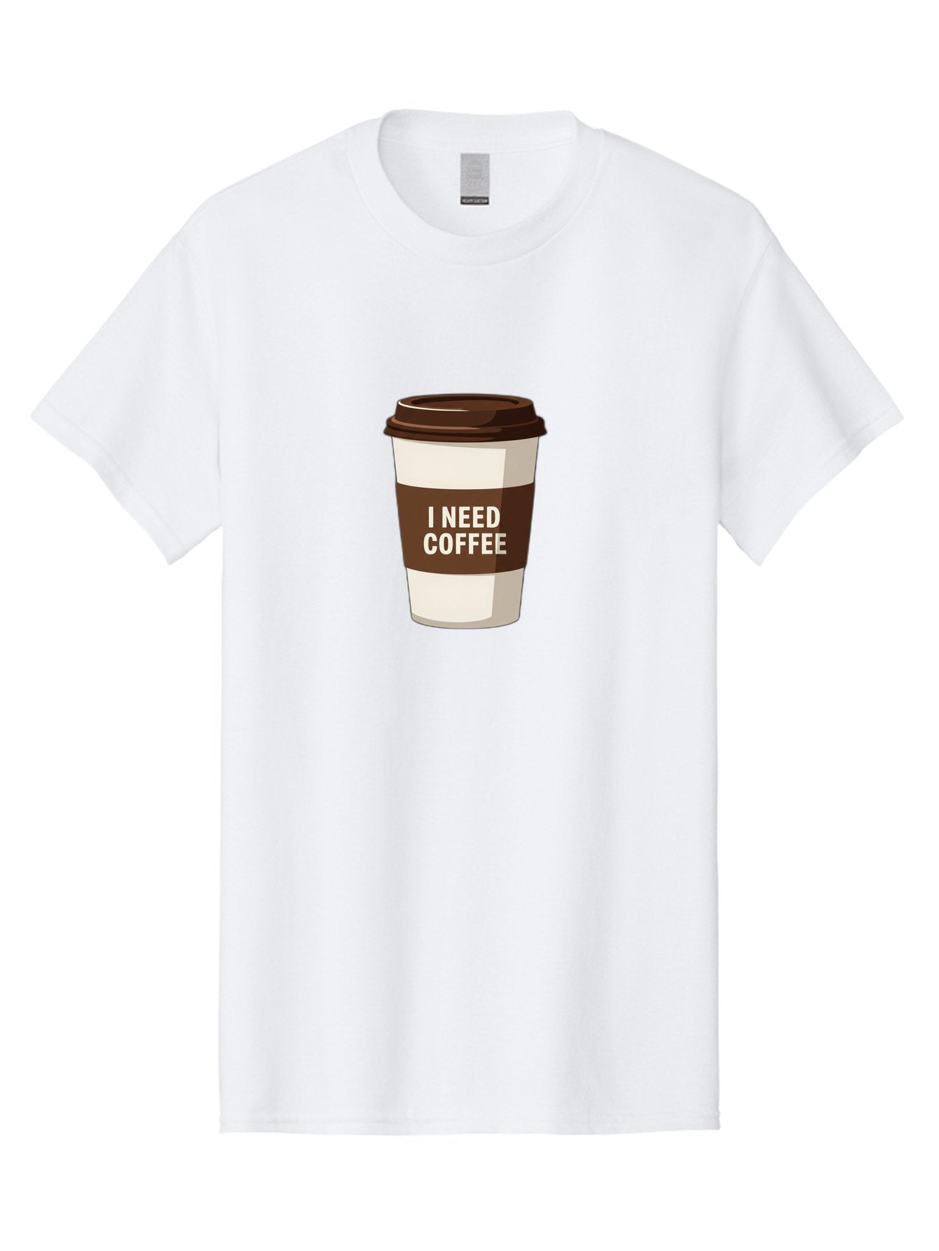 I-Need-Coffee-10 Men'S Graphic Tee, 100% Cotton, Comfortable Casual Summer Wear, Machine Washable, Coffee Cup, Disposable Coffee Cup, Coffee To Go, Morning Coffee, Caffeine Fix, Coffee Break, Coffee Love, Coffee Addiction Bac059 11