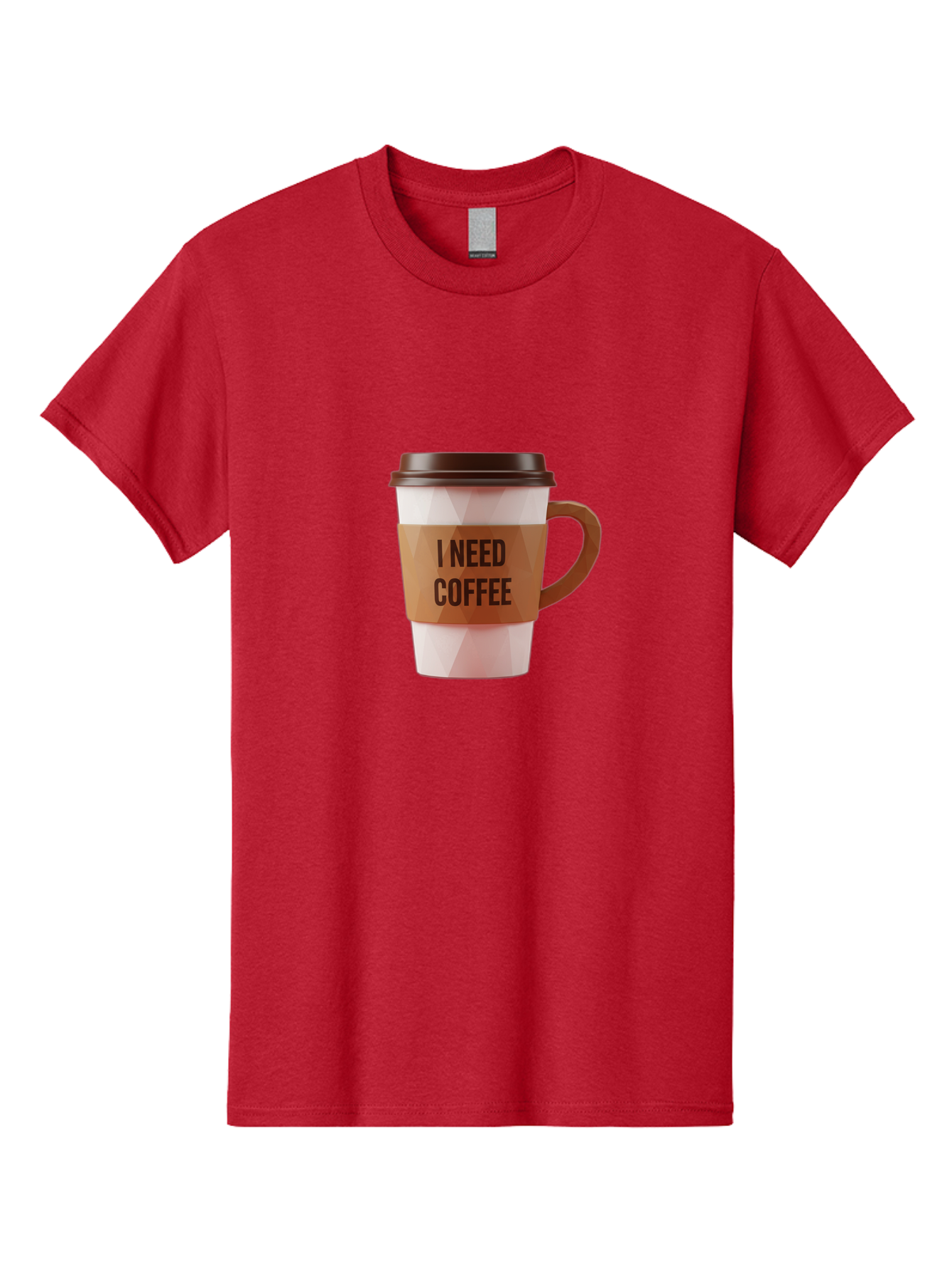 I-Need-Coffee-11 Men'S Graphic Tee, 100% Cotton, Comfortable Casual Summer Wear, Machine Washable, Coffee Cup, Morning Coffee, Coffee Break, Coffee Lover, Daily Grind, Caffeine Fix, To-Go Cup, Disposable Cup Bac060 10