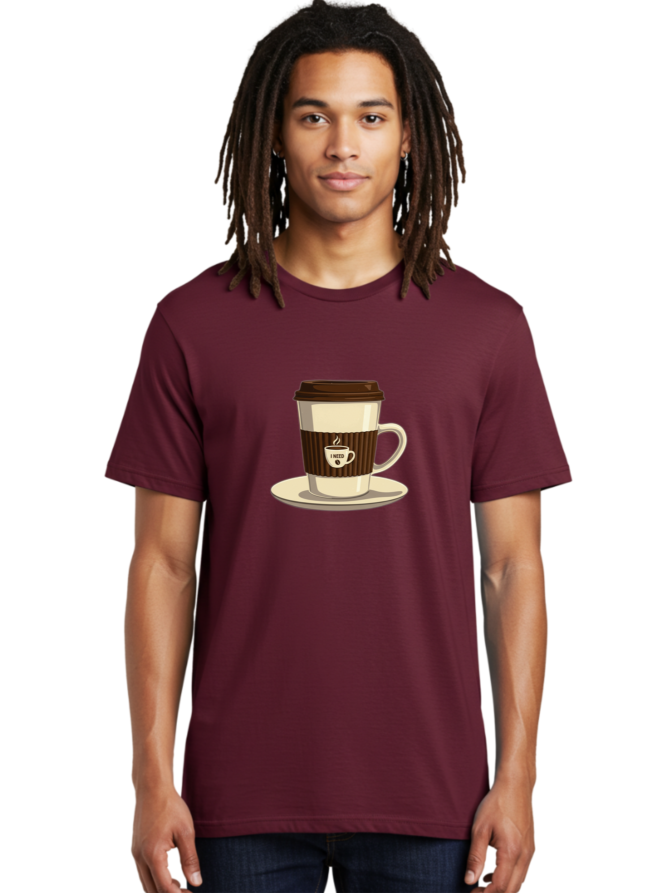 I-Need-Coffee-16 Men'S Graphic Tee, 100% Cotton, Comfortable Casual Summer Wear, Machine Washable, Coffee Cup, Takeout Container, Coffee To Go, Coffee Break, Coffee Lover, Morning Coffee, Caffeine Fix, Coffee Craving Bac065 17