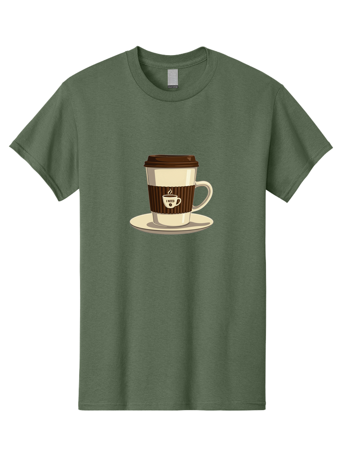 I-Need-Coffee-16 Men'S Graphic Tee, 100% Cotton, Comfortable Casual Summer Wear, Machine Washable, Coffee Cup, Takeout Container, Coffee To Go, Coffee Break, Coffee Lover, Morning Coffee, Caffeine Fix, Coffee Craving Bac065 12