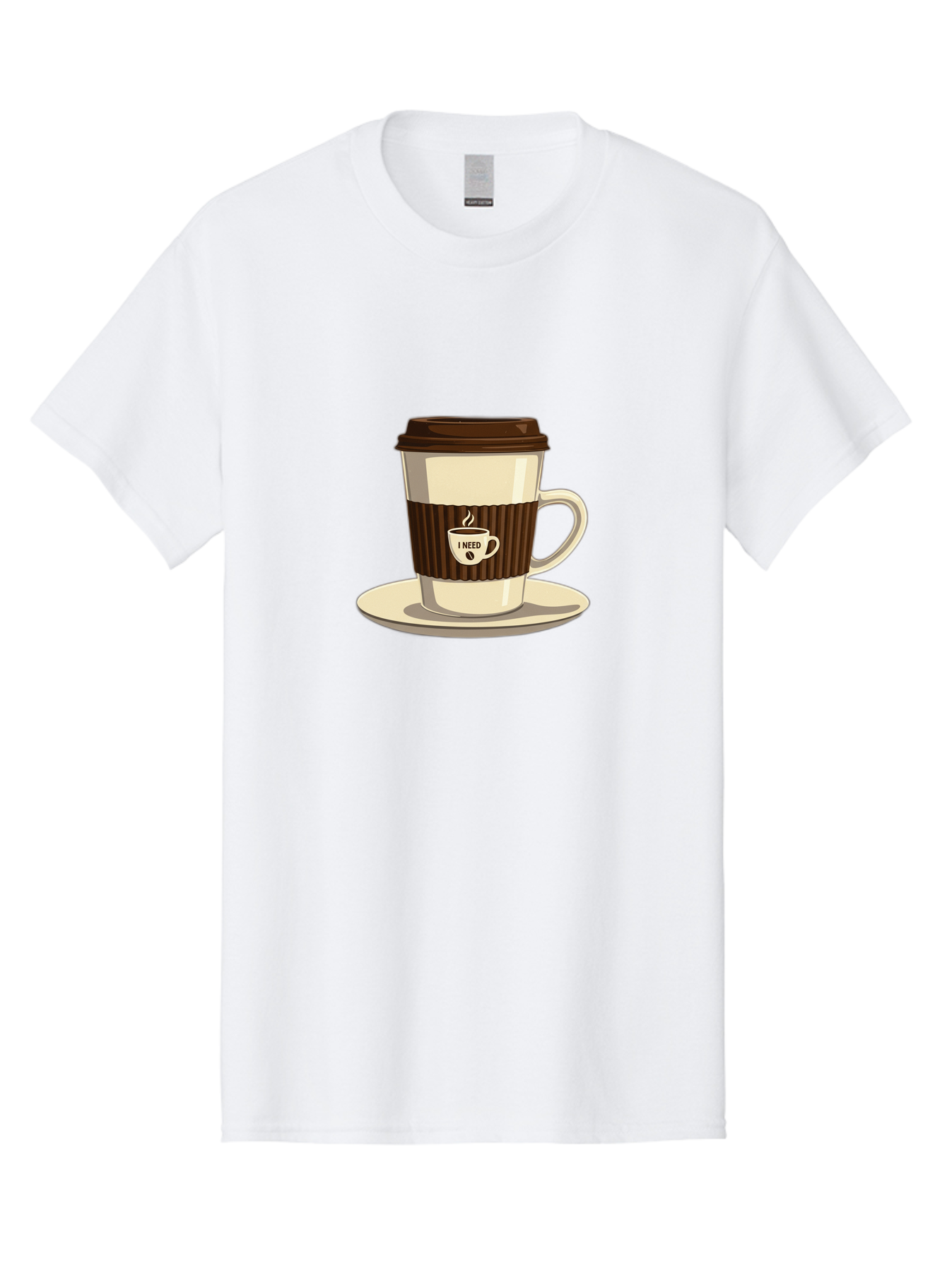I-Need-Coffee-16 Men'S Graphic Tee, 100% Cotton, Comfortable Casual Summer Wear, Machine Washable, Coffee Cup, Takeout Container, Coffee To Go, Coffee Break, Coffee Lover, Morning Coffee, Caffeine Fix, Coffee Craving Bac065 10