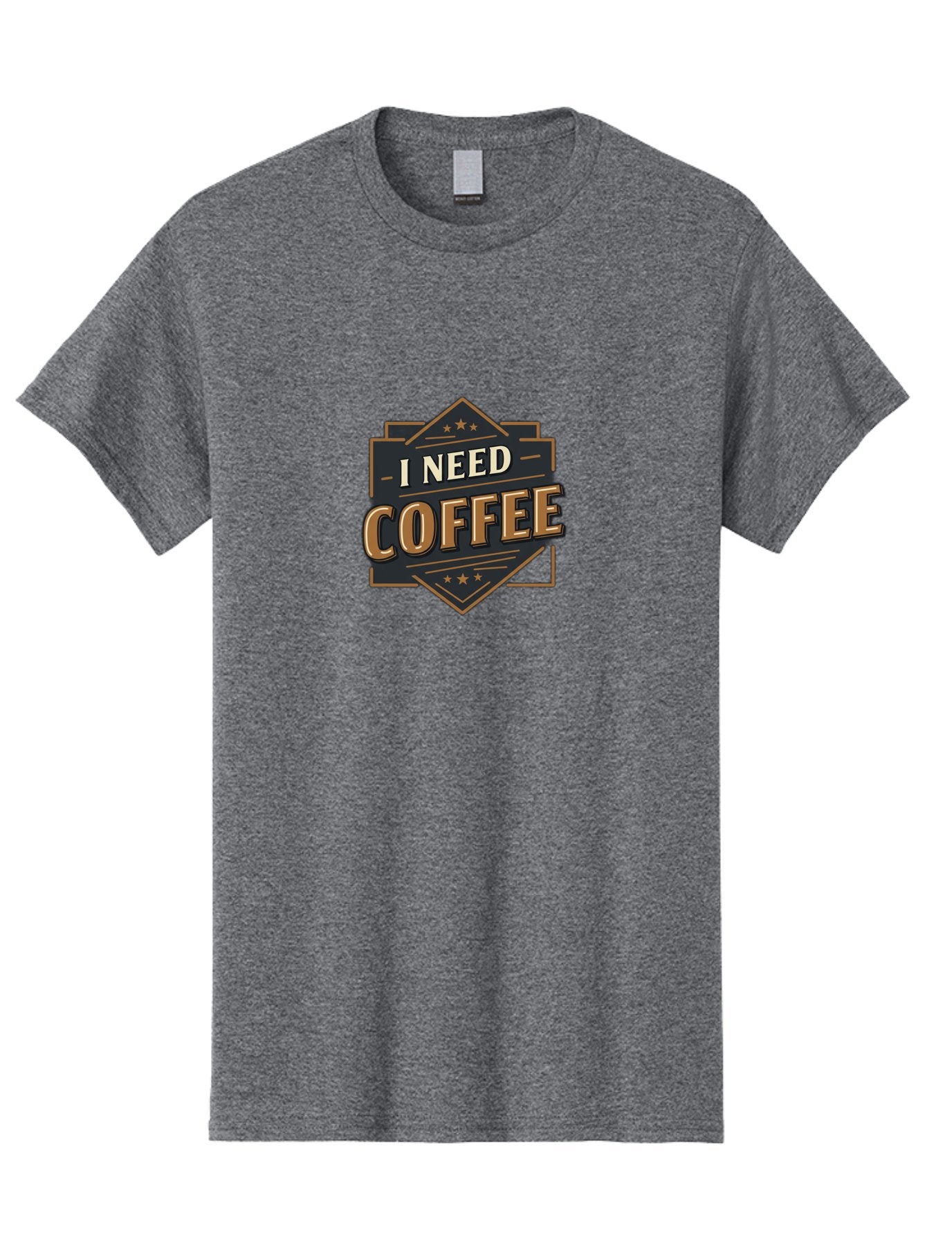 I-Need-Coffee-2 Men'S Graphic Tee, 100% Cotton, Comfortable Casual Summer Wear, Machine Washable, Coffee Lover, Morning Motivation, Caffeine Addict, Coffee Breaks, Energizing Drinks, Coffee Culture Bac066 15