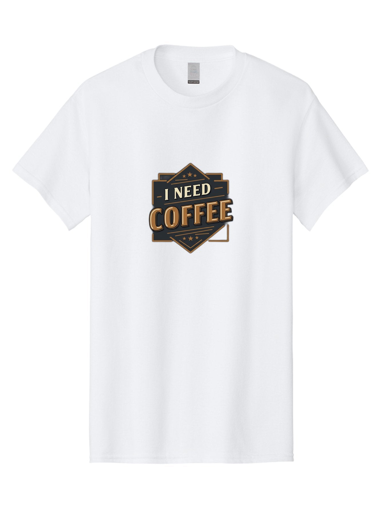 I-Need-Coffee-2 Men'S Graphic Tee, 100% Cotton, Comfortable Casual Summer Wear, Machine Washable, Coffee Lover, Morning Motivation, Caffeine Addict, Coffee Breaks, Energizing Drinks, Coffee Culture Bac066 9