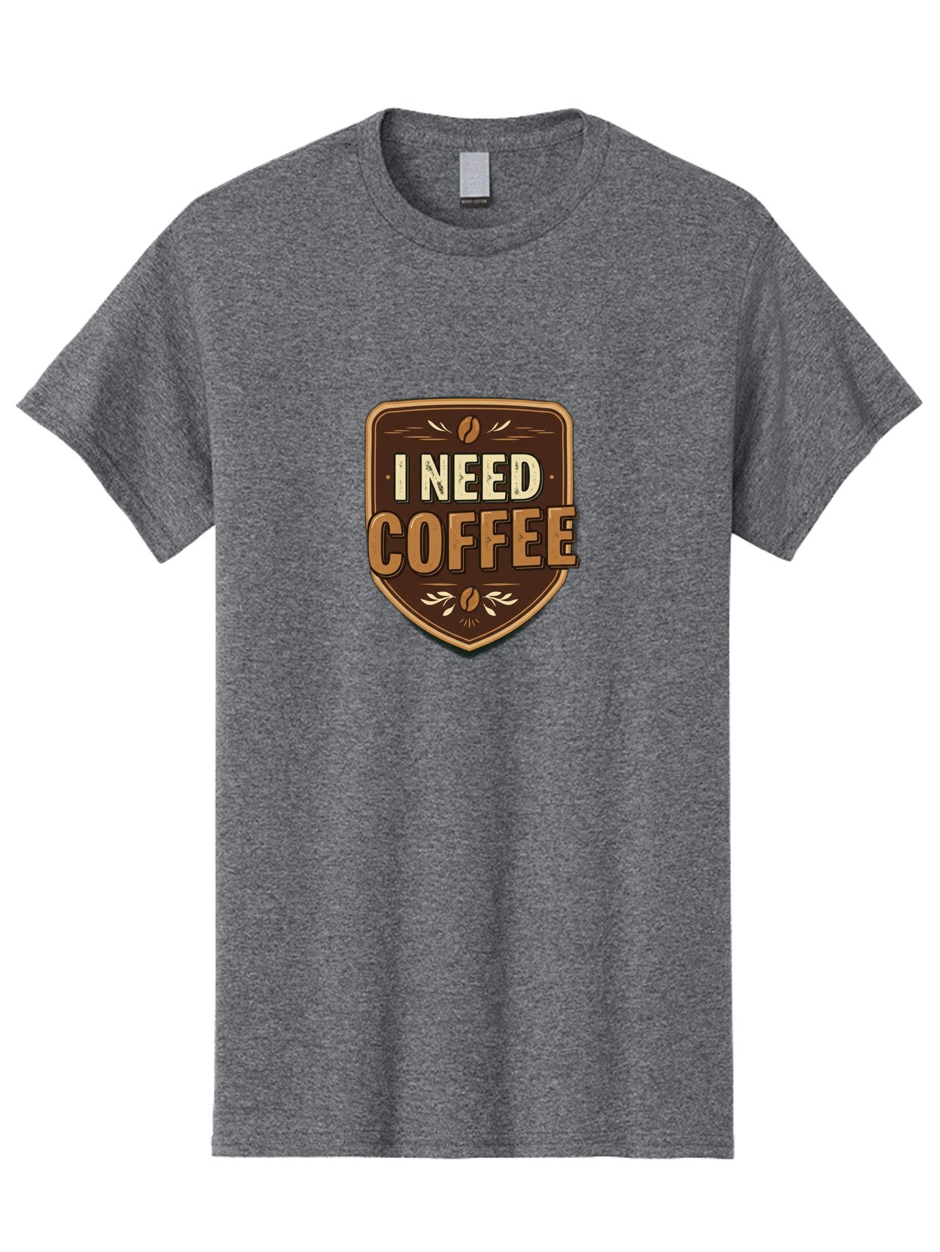 I-Need-Coffee-3 Men'S Graphic Tee, 100% Cotton, Comfortable Casual Summer Wear, Machine Washable, Coffee Lover, Coffee Break, Coffee Addiction, Coffee Quote, Caffeine Fix, Coffee Humor, Funny Coffee, Coffee Meme Bac067 15