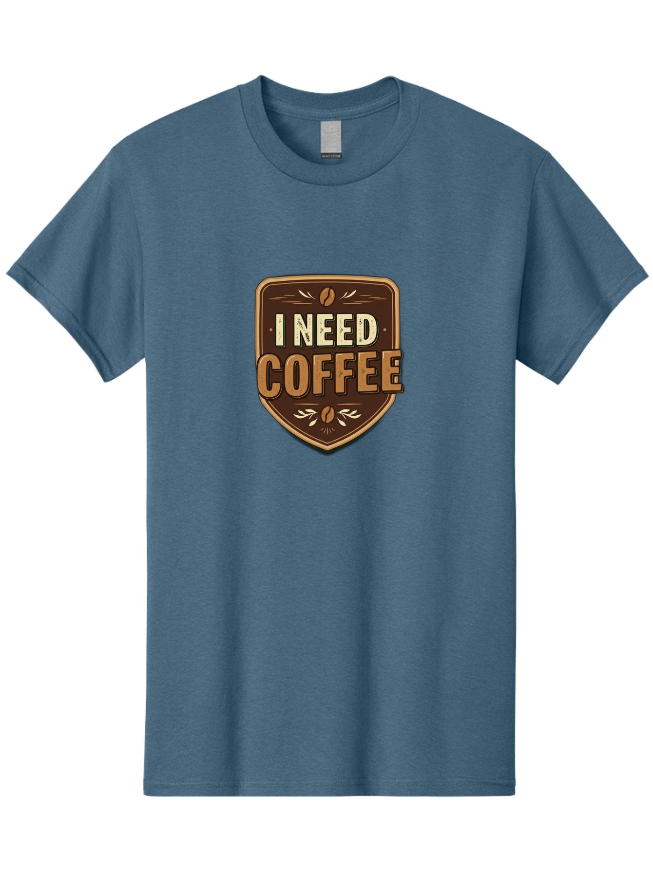 I-Need-Coffee-3 Men'S Graphic Tee, 100% Cotton, Comfortable Casual Summer Wear, Machine Washable, Coffee Lover, Coffee Break, Coffee Addiction, Coffee Quote, Caffeine Fix, Coffee Humor, Funny Coffee, Coffee Meme Bac067 8