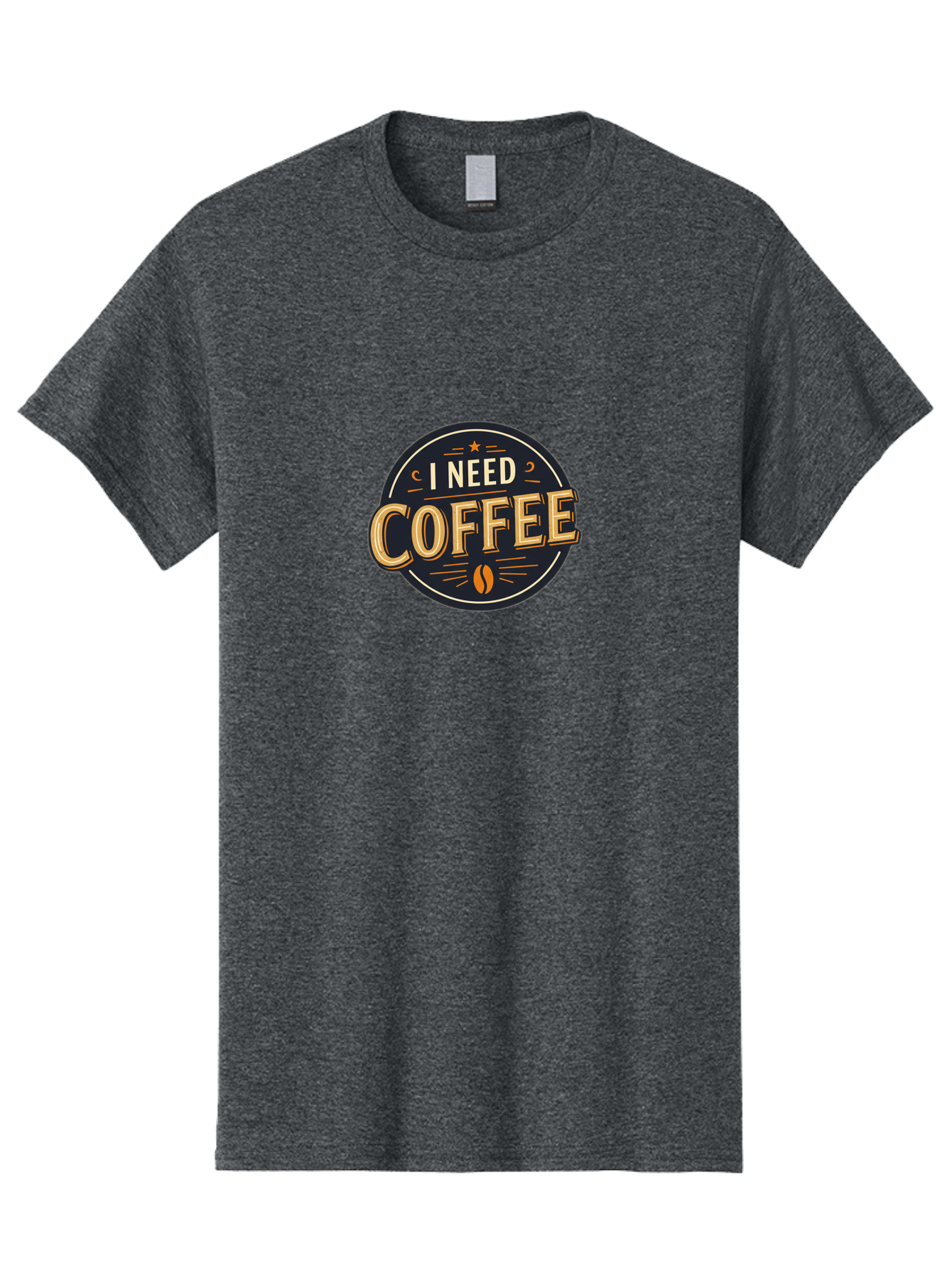 I-Need-Coffee-4 Men'S Graphic Tee, 100% Cotton, Comfortable Casual Summer Wear, Machine Washable, Coffee Lover, Coffee Addiction, Morning Motivation, Coffee Quote, Coffee Humor, Coffee Obsession Bac068 12