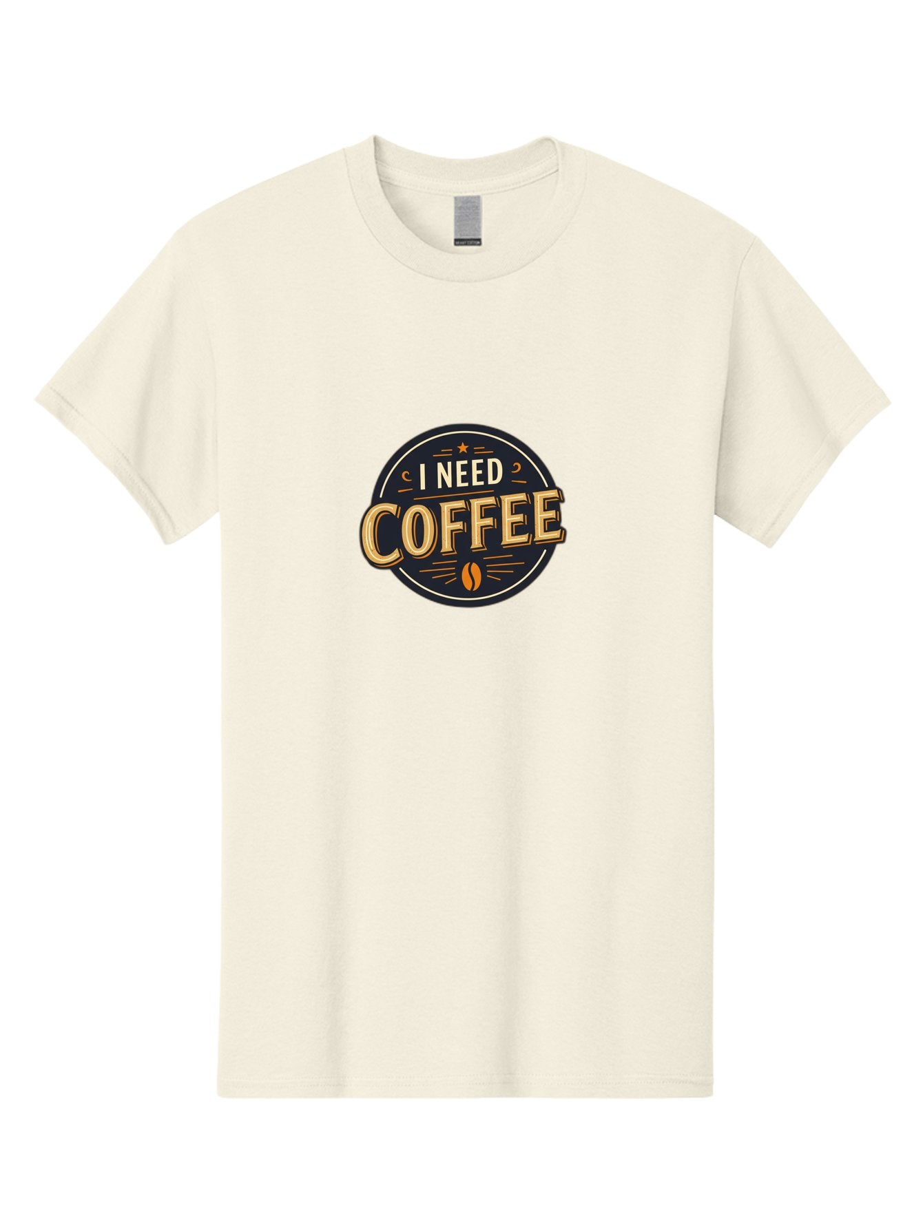 I-Need-Coffee-4 Men'S Graphic Tee, 100% Cotton, Comfortable Casual Summer Wear, Machine Washable, Coffee Lover, Coffee Addiction, Morning Motivation, Coffee Quote, Coffee Humor, Coffee Obsession Bac068 14