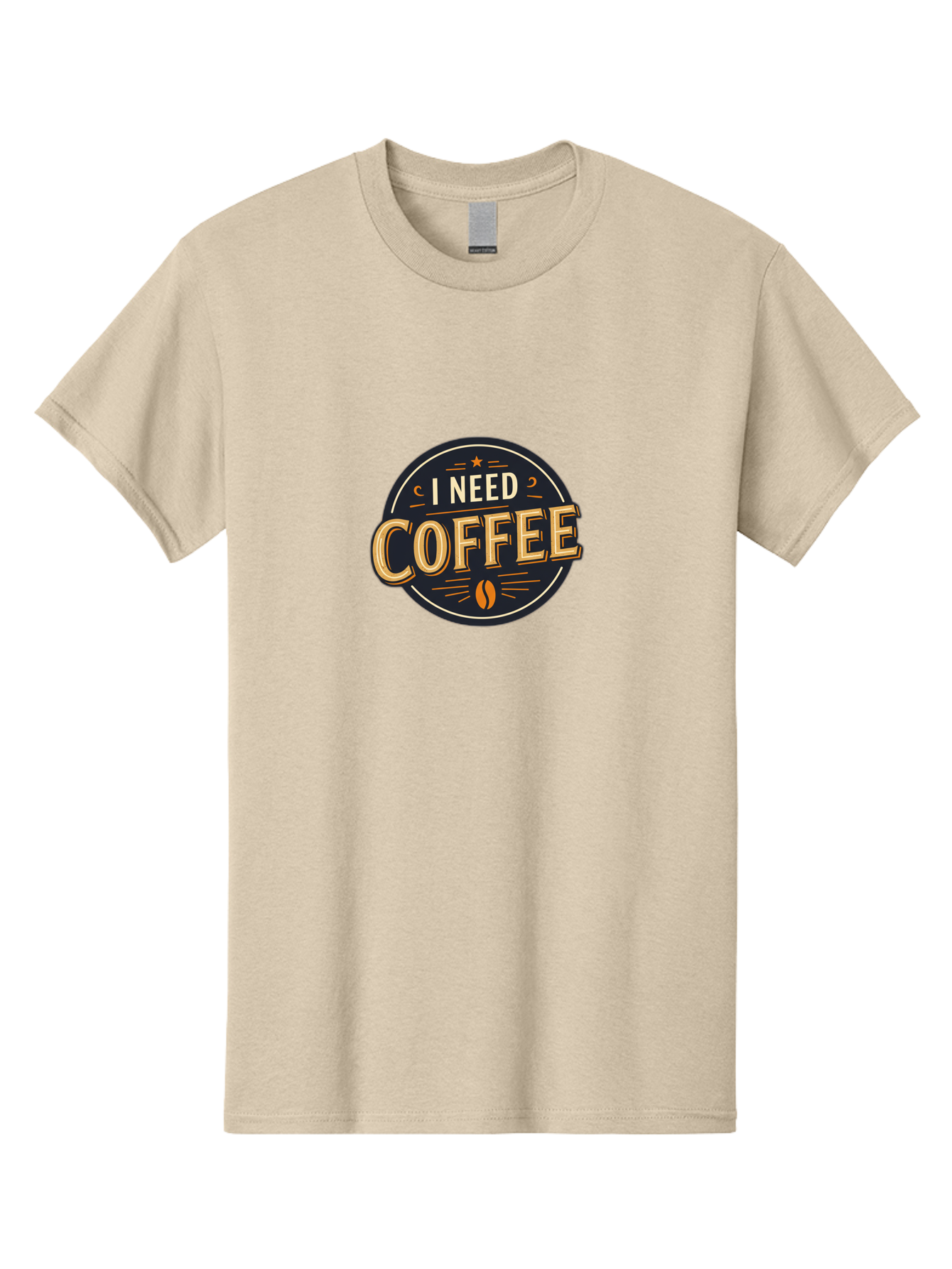 I-Need-Coffee-4 Men'S Graphic Tee, 100% Cotton, Comfortable Casual Summer Wear, Machine Washable, Coffee Lover, Coffee Addiction, Morning Motivation, Coffee Quote, Coffee Humor, Coffee Obsession Bac068 15