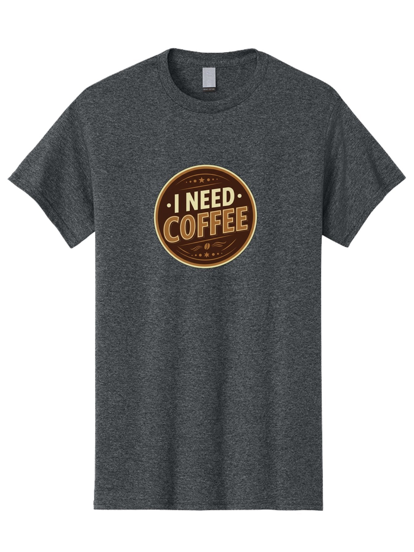 I-Need-Coffee-5 Men'S Graphic Tee, 100% Cotton, Comfortable Casual Summer Wear, Machine Washable, Coffee Lover, Caffeine Fix, Morning Motivation, Coffee Break, Coffee Addiction, Coffee Culture, Coffee Quote, Coffee Art Bac069 14