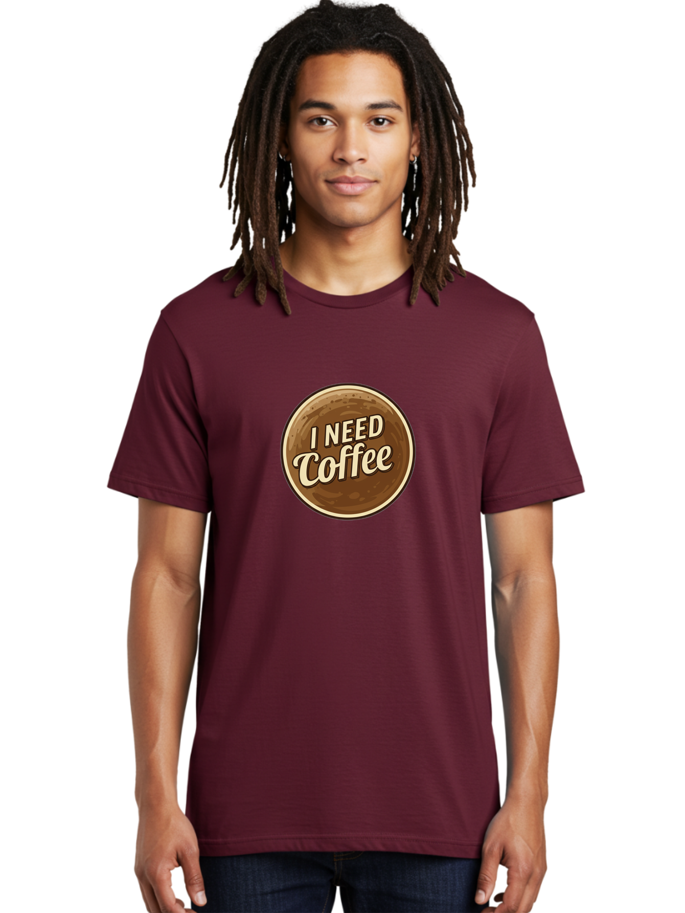 I-Need-Coffee-7 Men'S Graphic Tee, 100% Cotton, Comfortable Casual Summer Wear, Machine Washable, Coffee Cup, Coffee Lover, Need Coffee, Caffeine Fix, Morning Motivation, Coffee Break, Coffee Addiction, Coffee Culture Bac071 26