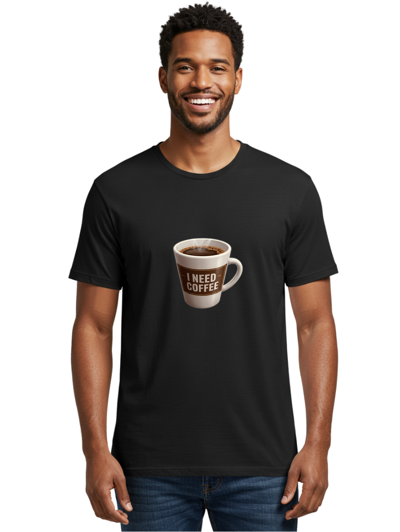 I-Need-Coffee-8 Men'S Graphic Tee, 100% Cotton, Comfortable Casual Summer Wear, Machine Washable, Coffee Mug, Coffee Lover, Caffeine Fix, Morning Motivation, Daily Grind, Coffee Break, Coffee Addiction, Coffee Culture Bac072 29